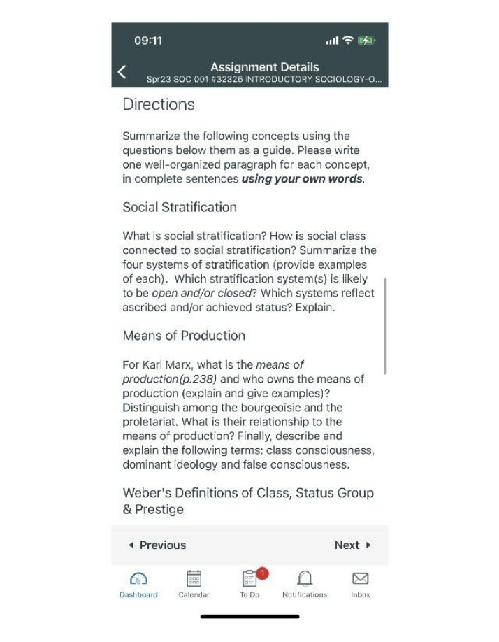 Social Stratification and Means of Production