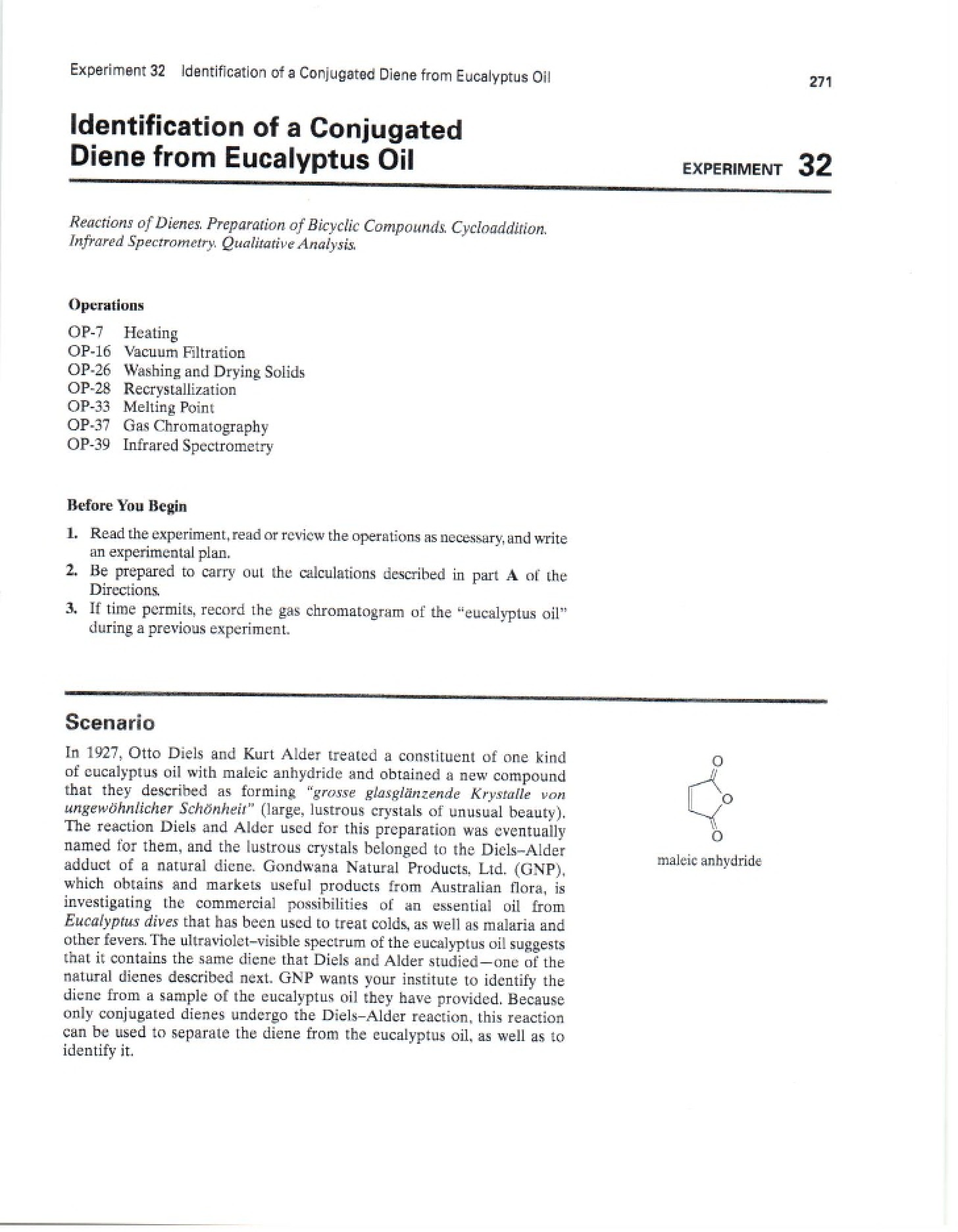 Organic Chemistry Lab Ops #03