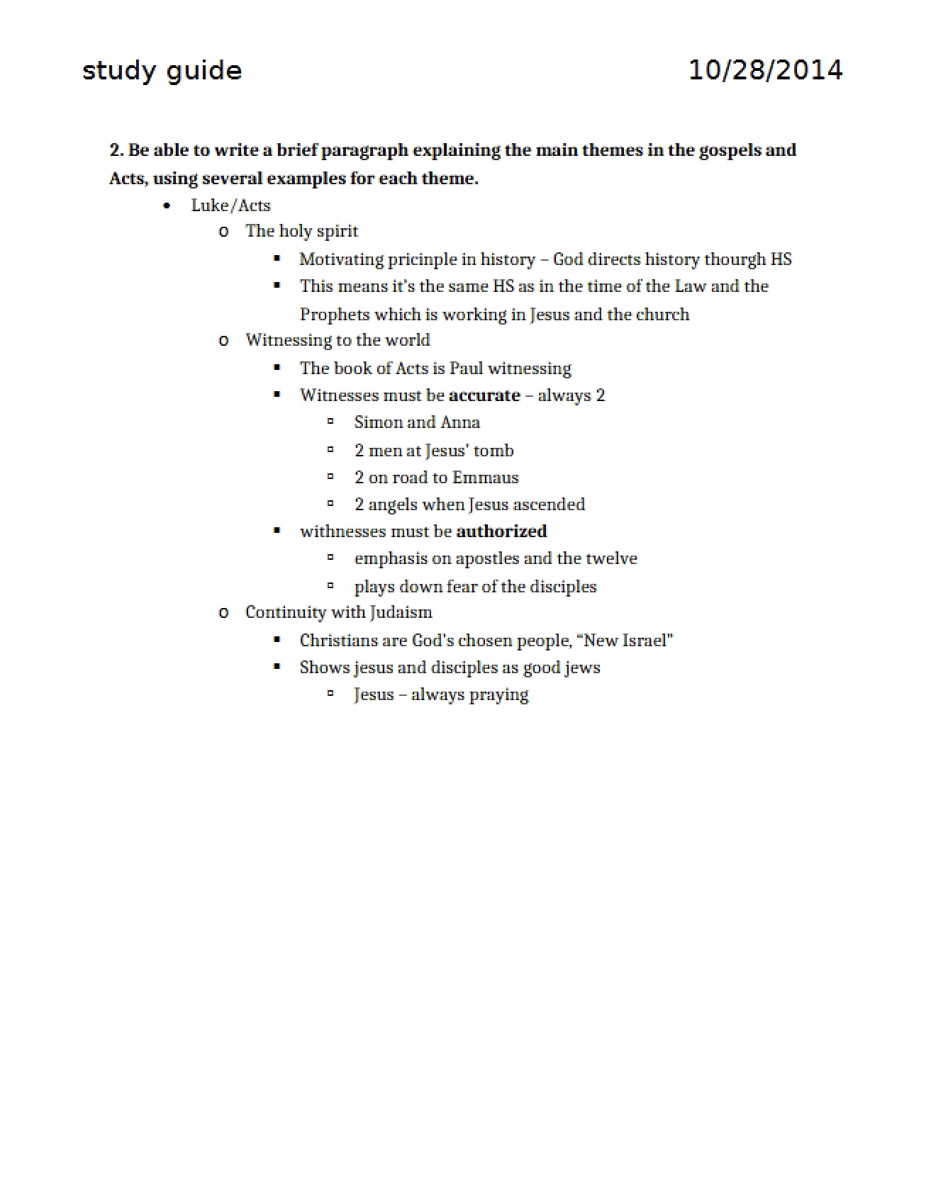 Course Review