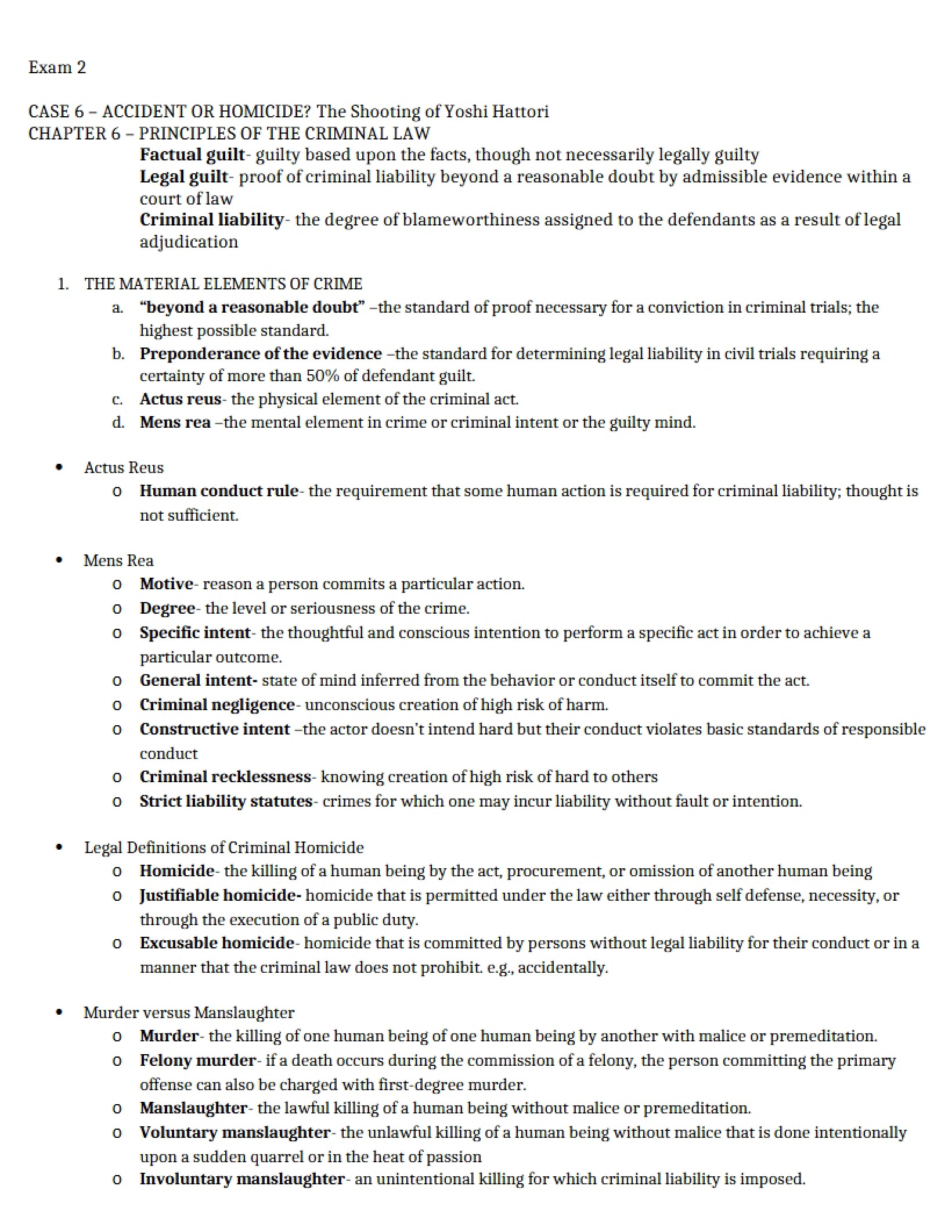 Crime, Justice, and Law - Chapter 1