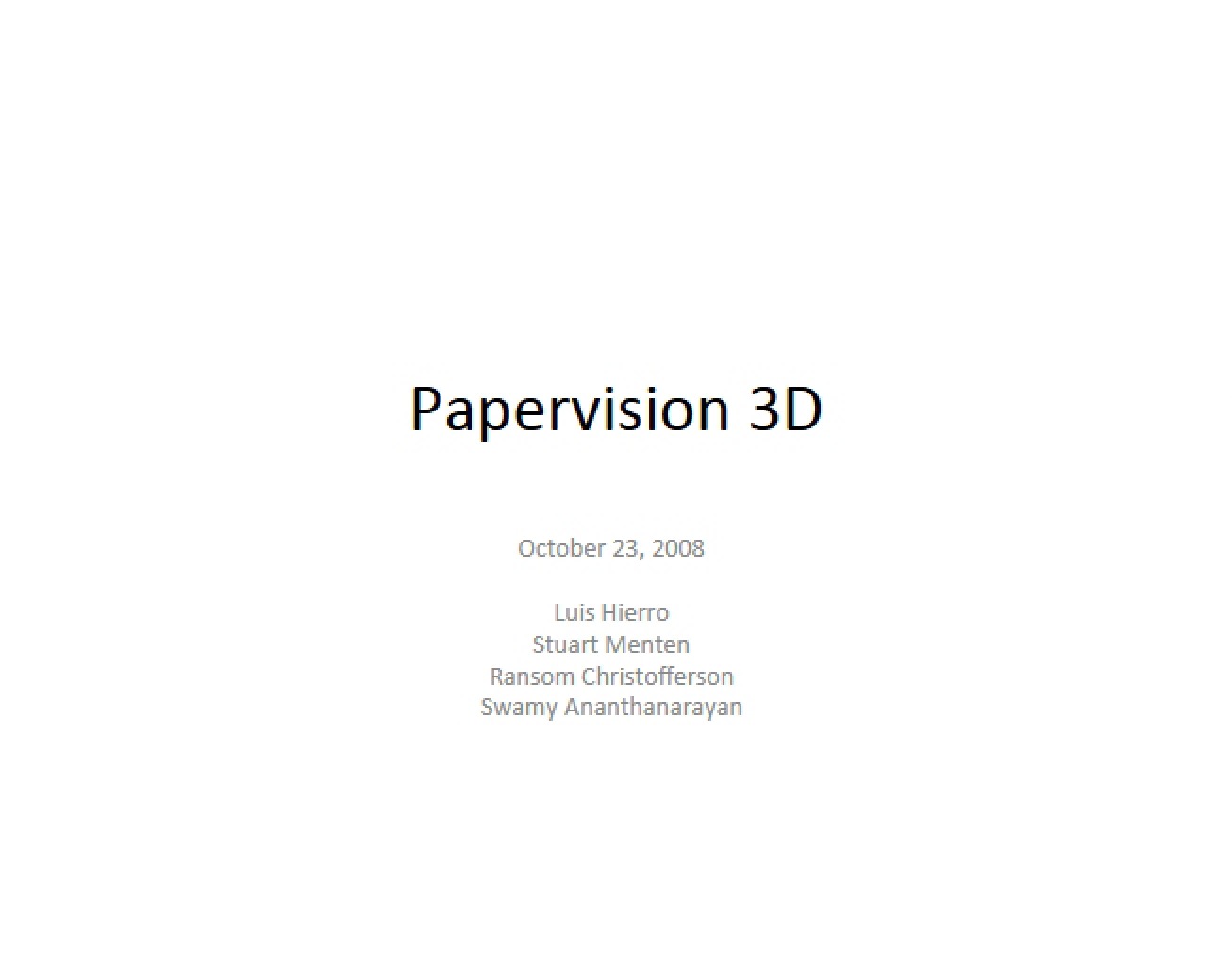 Introduction to Papervision 3D