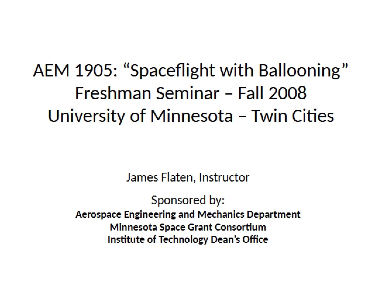 Spaceflight via Ballooning