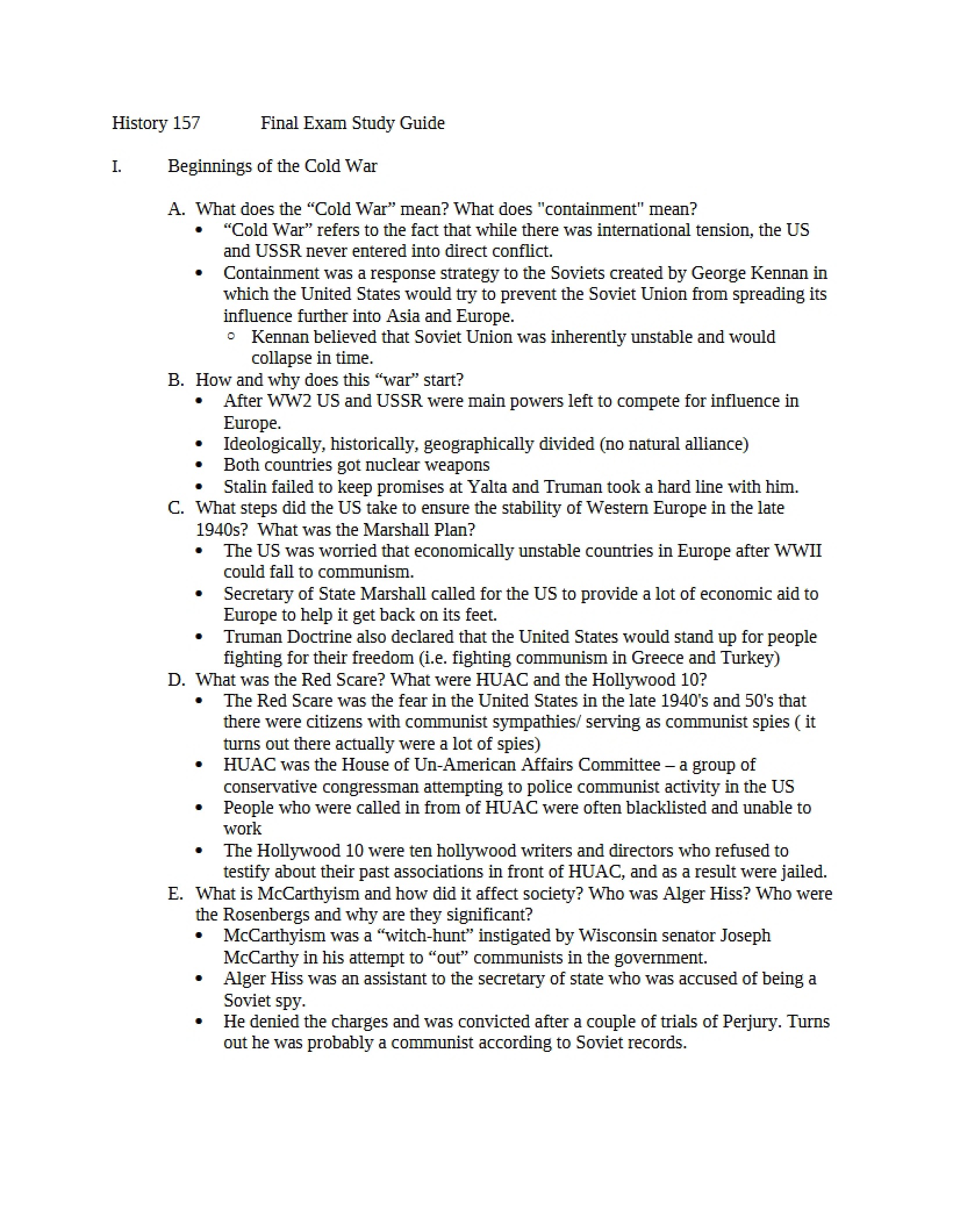 Final Test Review