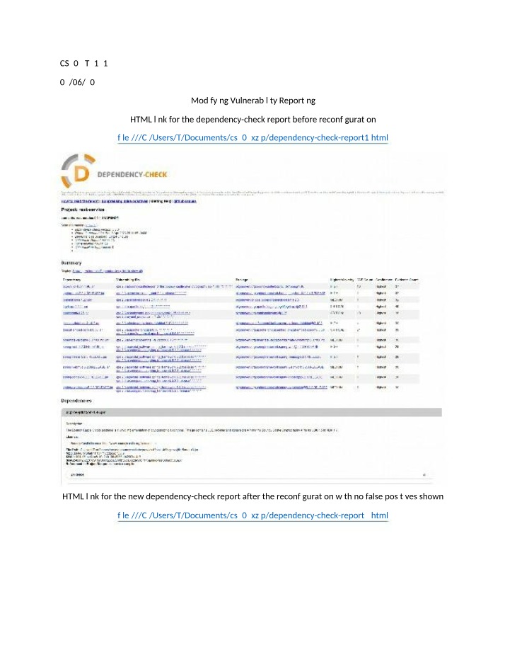 Modifying Vulnerability Reports