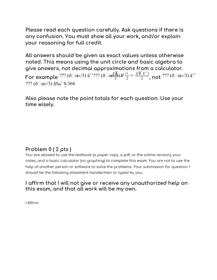 Polar and Rectangular Coordinates in the Unit Circle