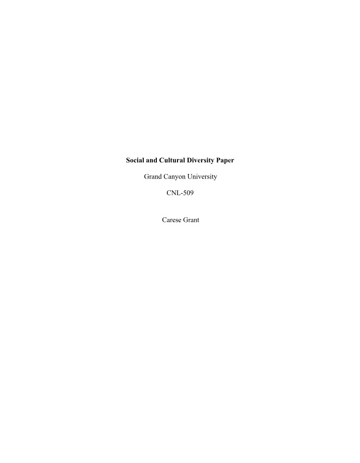 Grant Paper - Carese Benmark