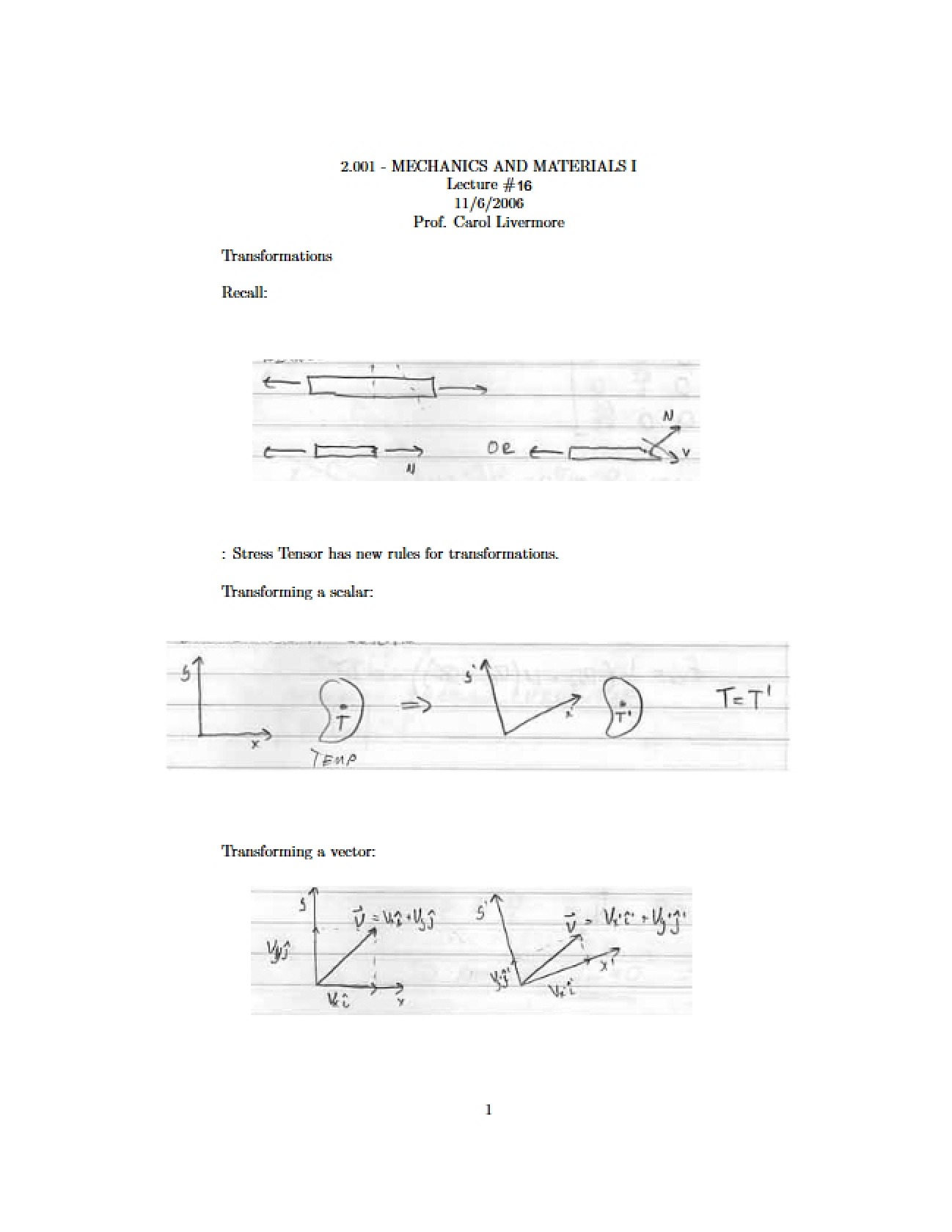 Transformation Concepts