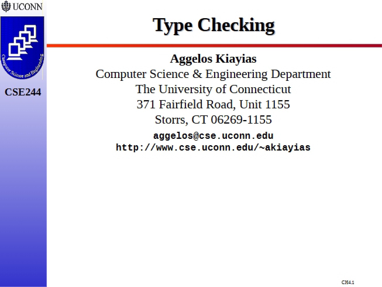 Type Checking