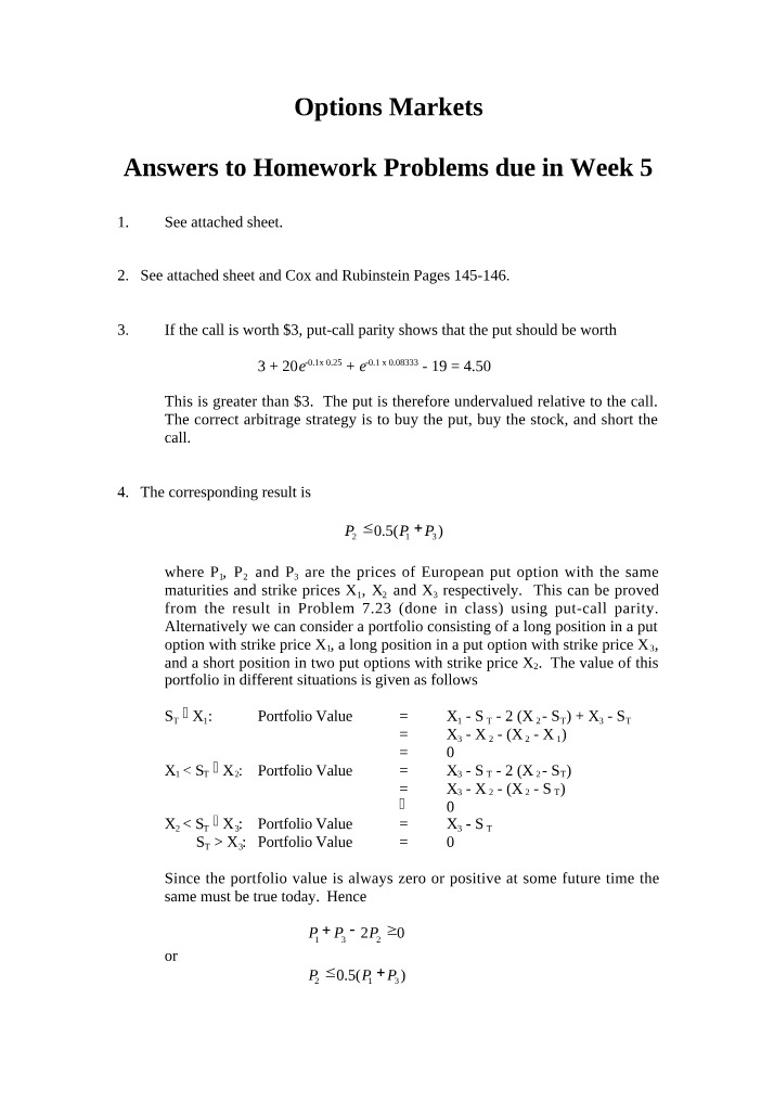 Week 5 Homework Answers - Yadav