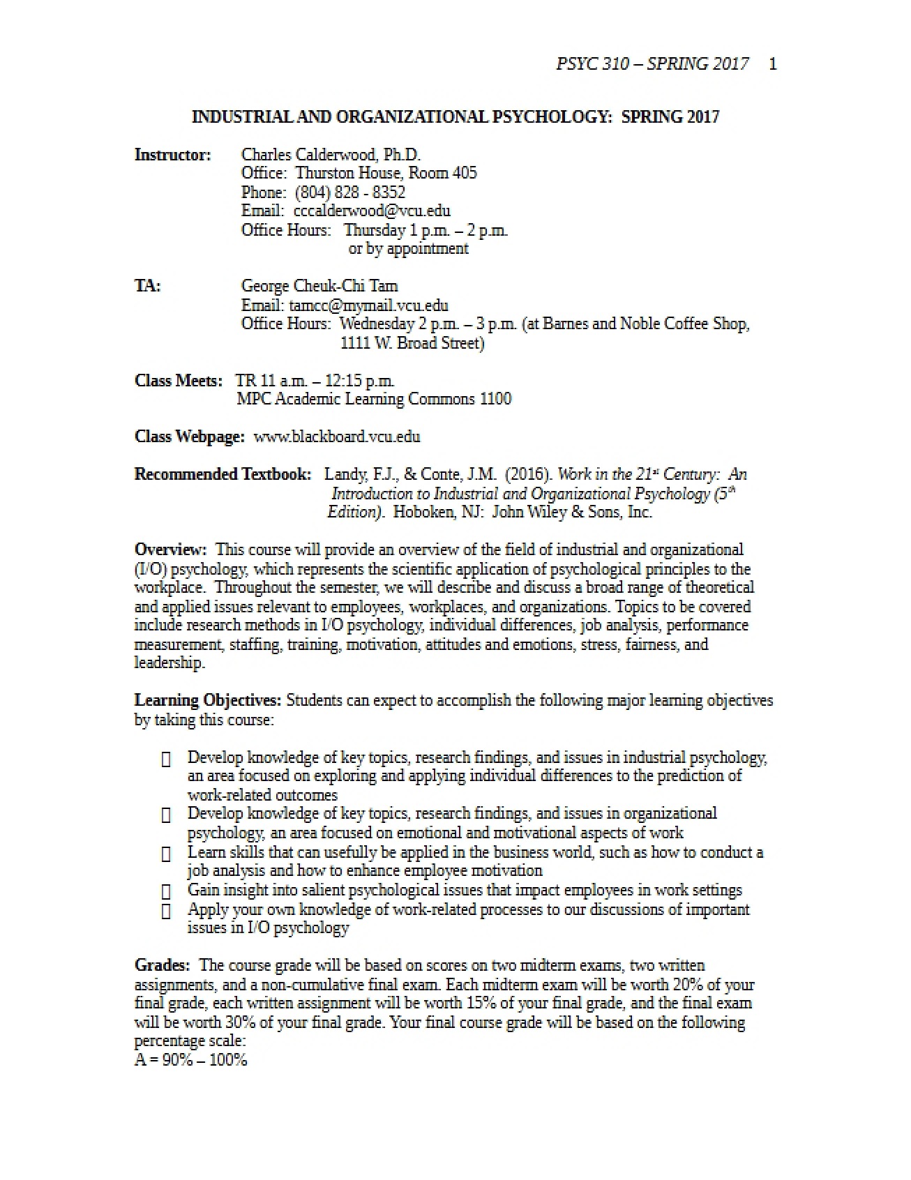 Final Spring 2017 Syllabus (11 AM)