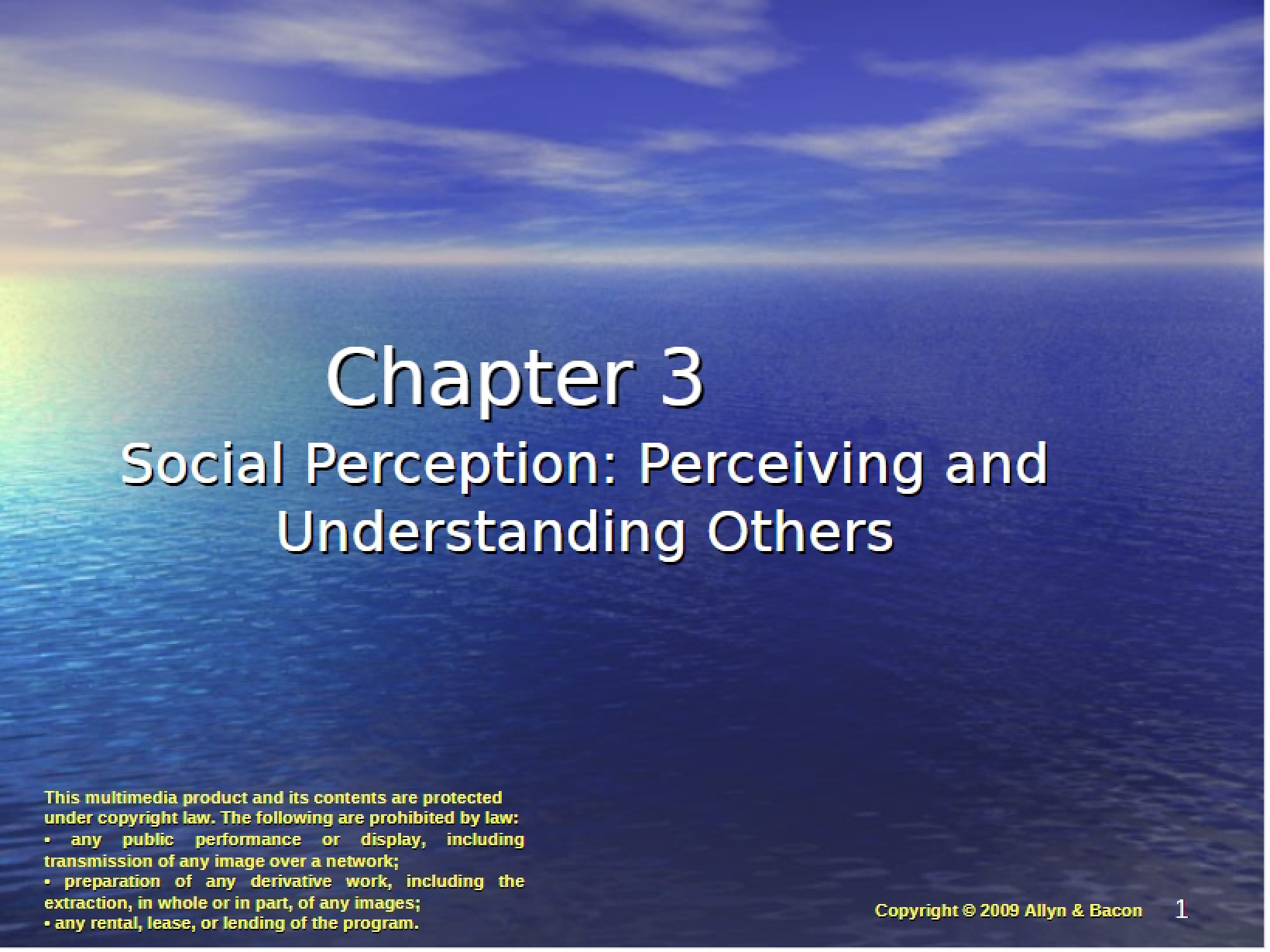 Understanding and Perceiving Others Social Perception