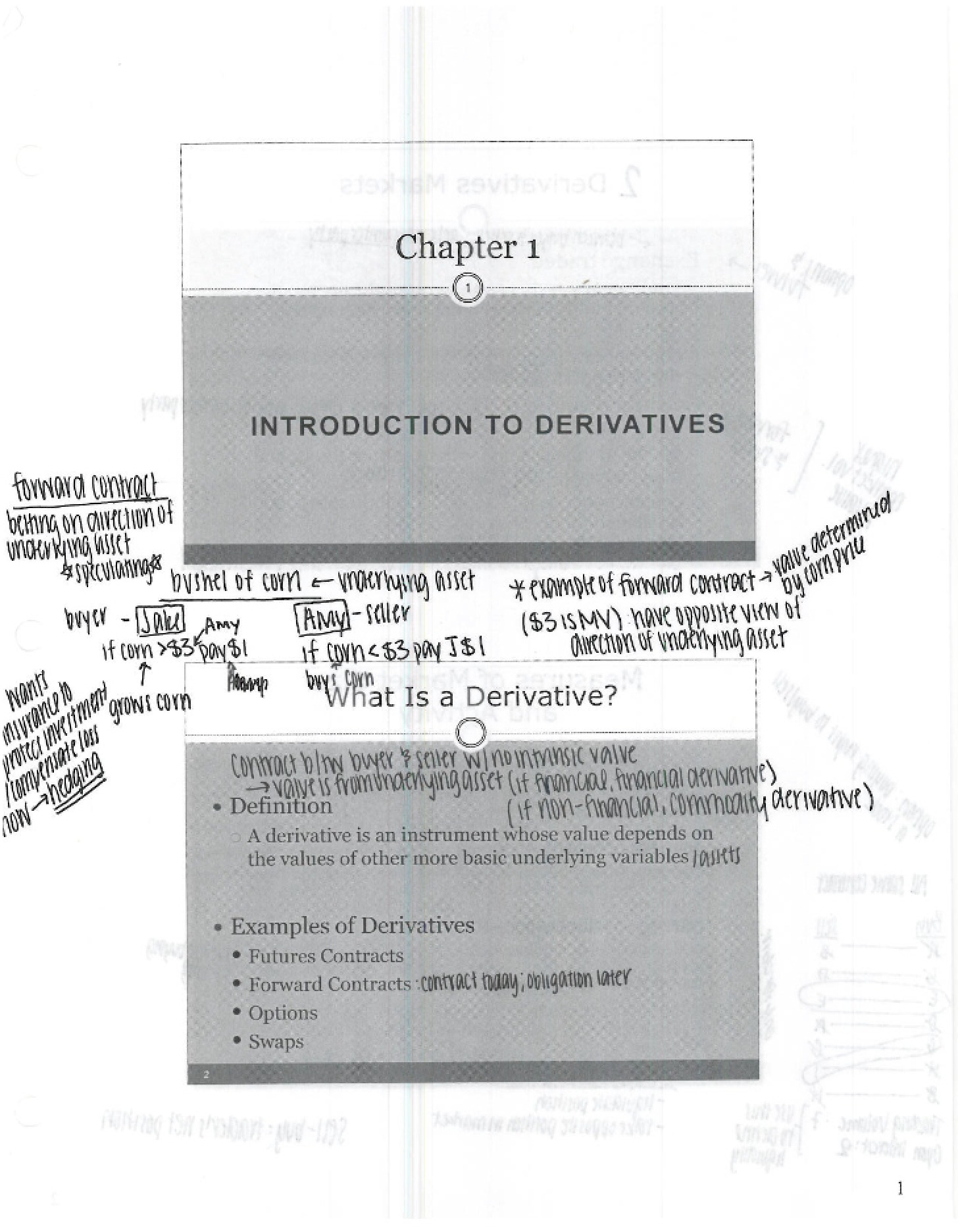 Derivative Securities Basics