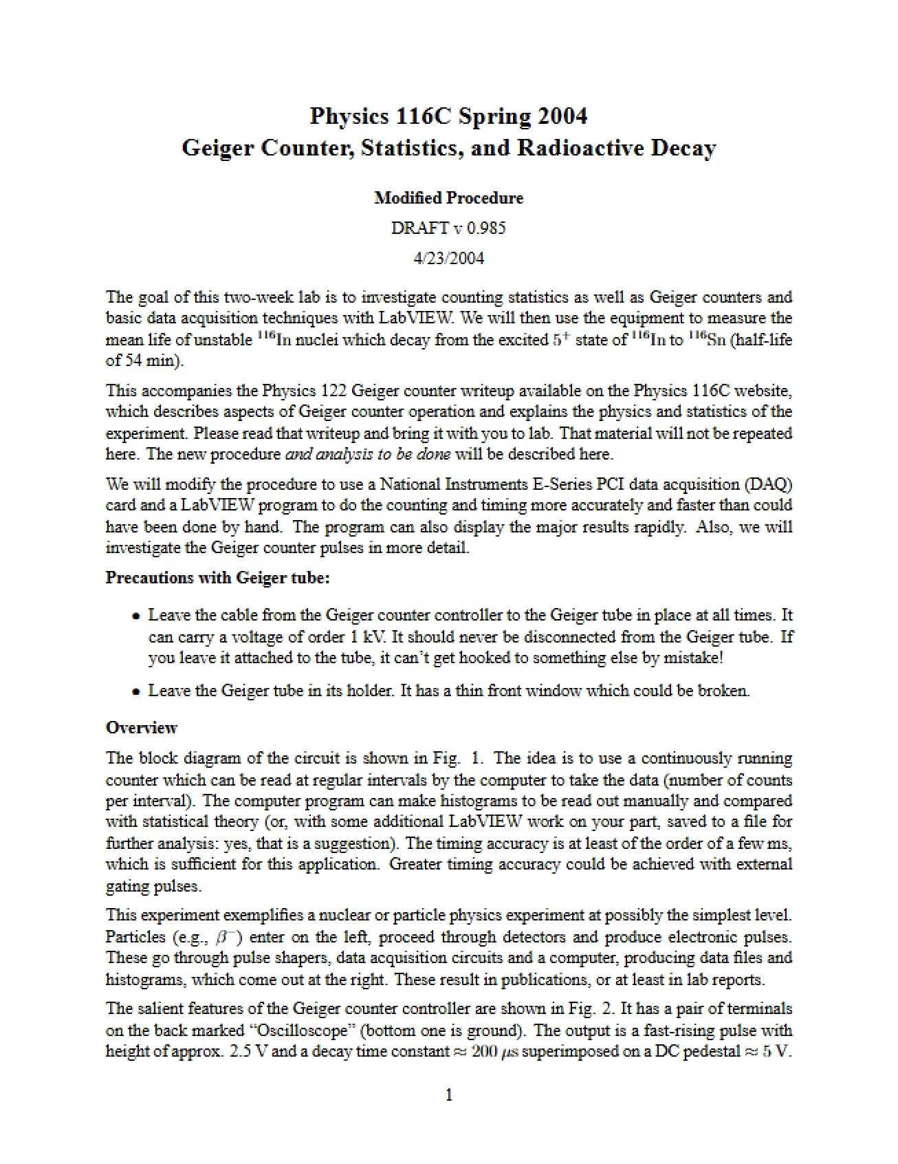 Study Guide for Statistics and Error Analysis