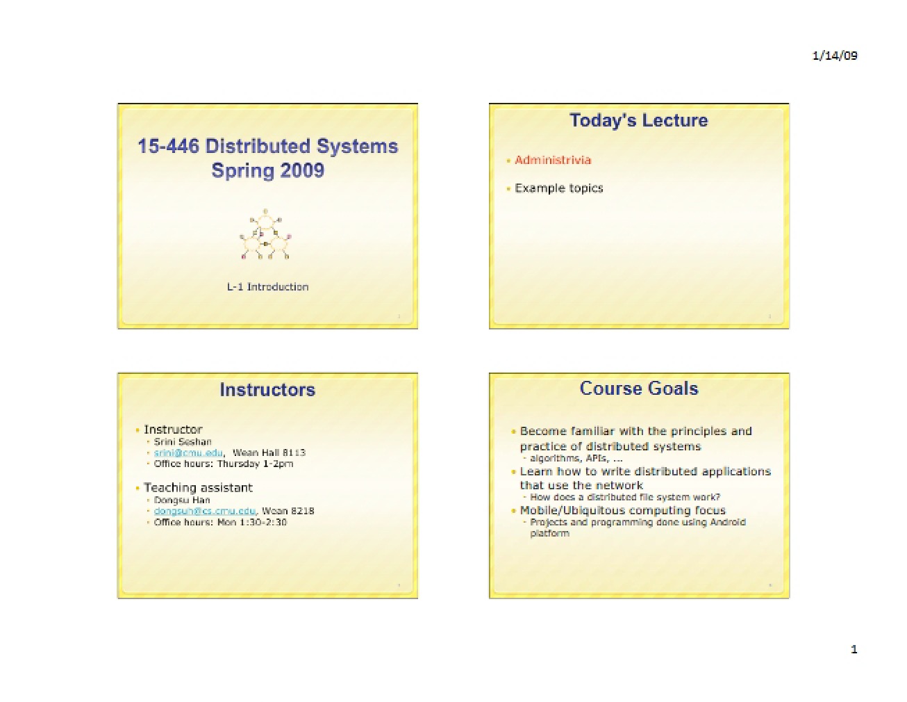 Distributed Systems Session 03