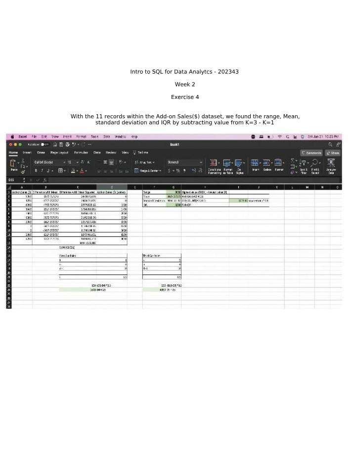 Analyzing Add-on Sales Dataset - SQL for Data Analytics