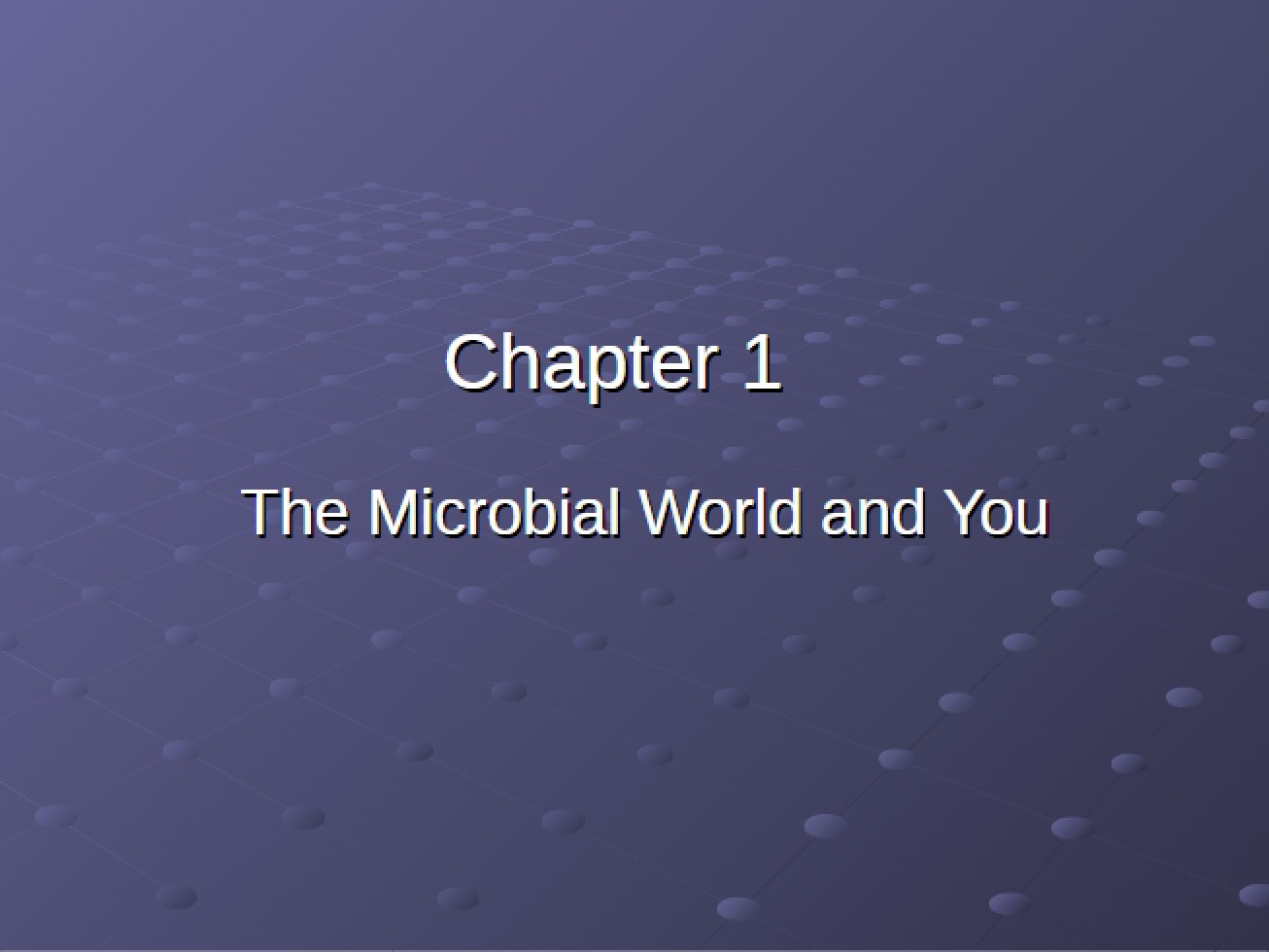 Introduction to the Microbial World