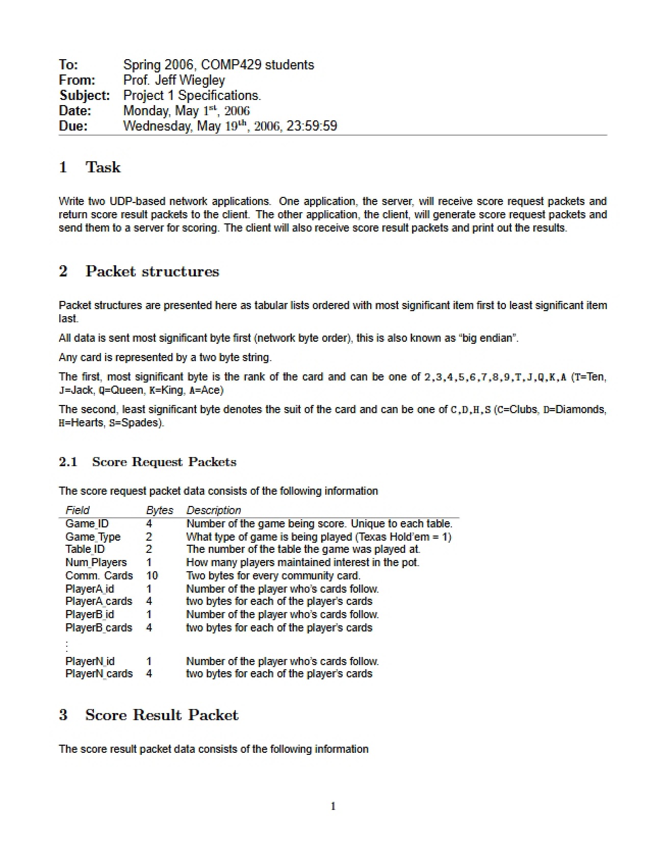 Network Software Project 1