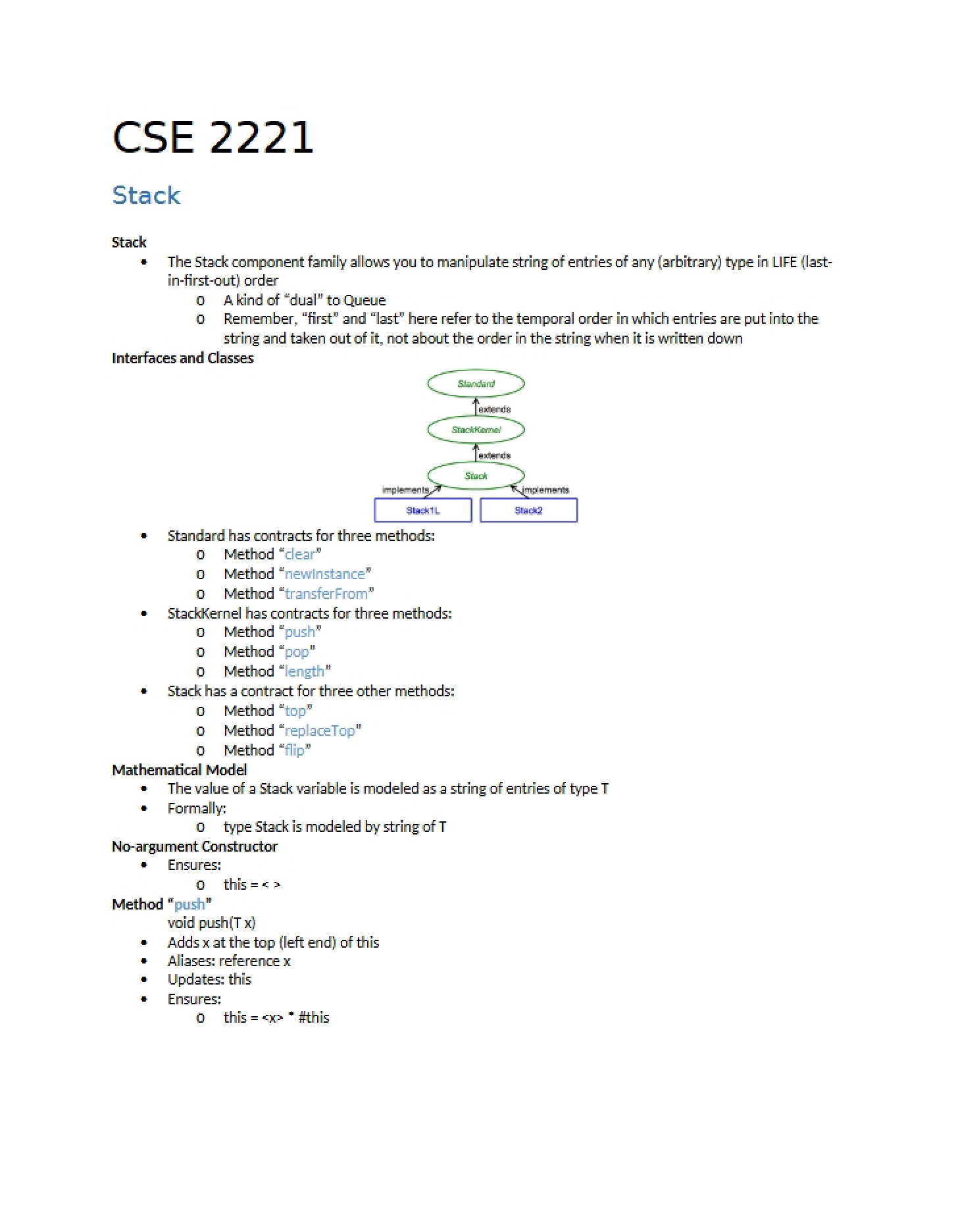 Stack Implementation