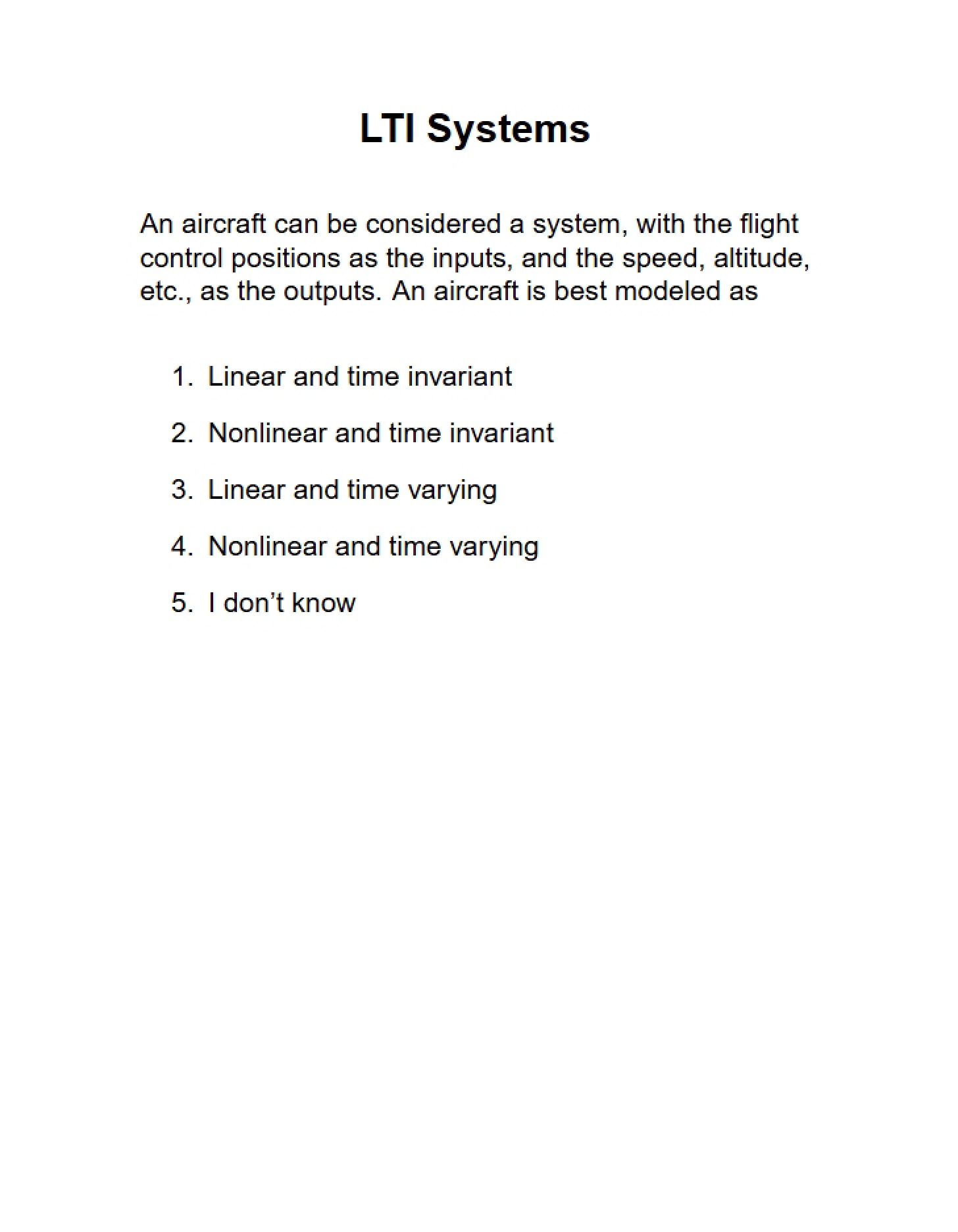 Systems LTI