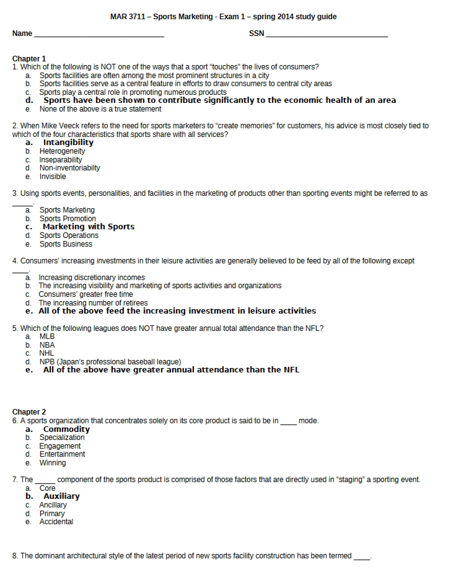 Examination 1