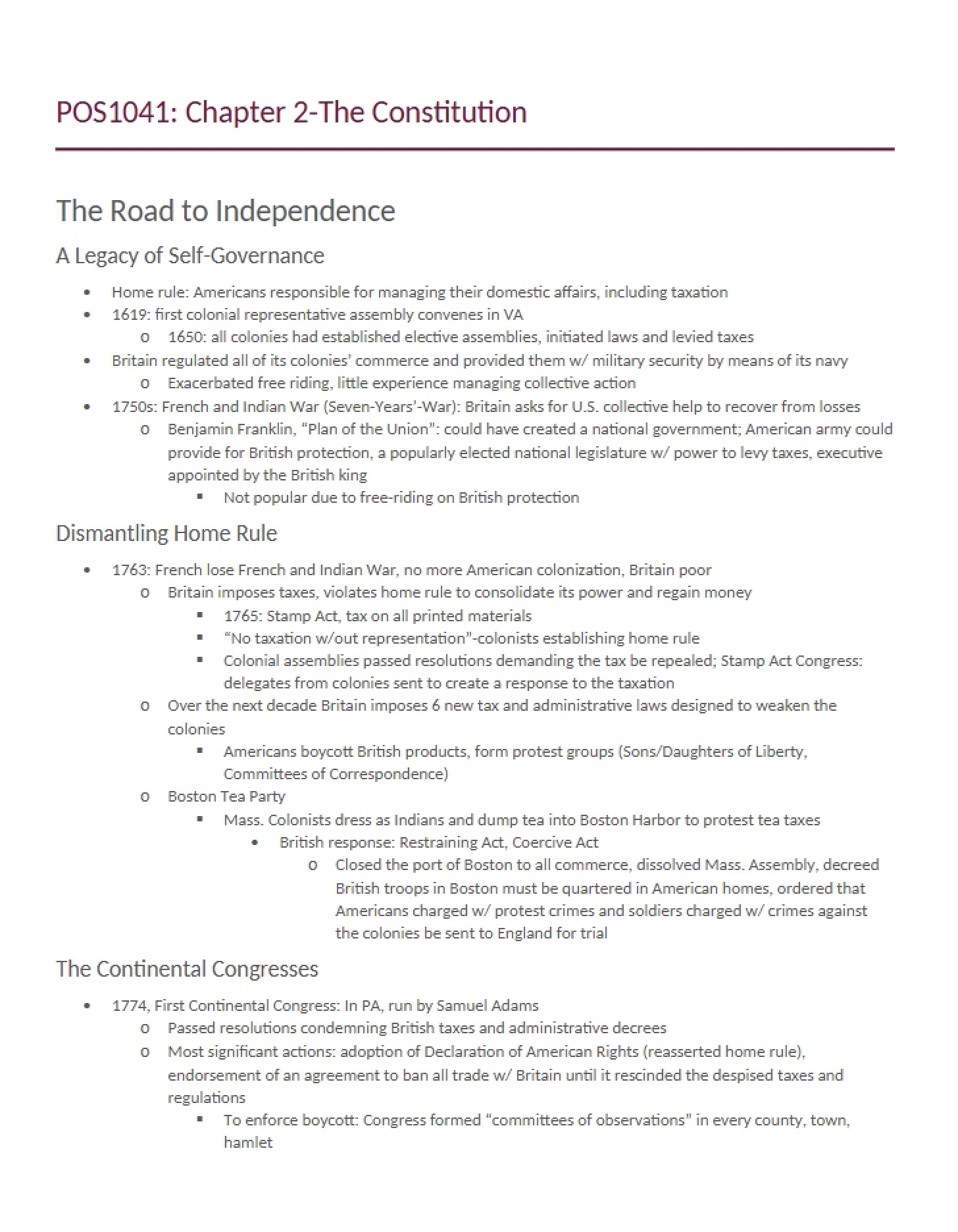 Constitution Chapter 2