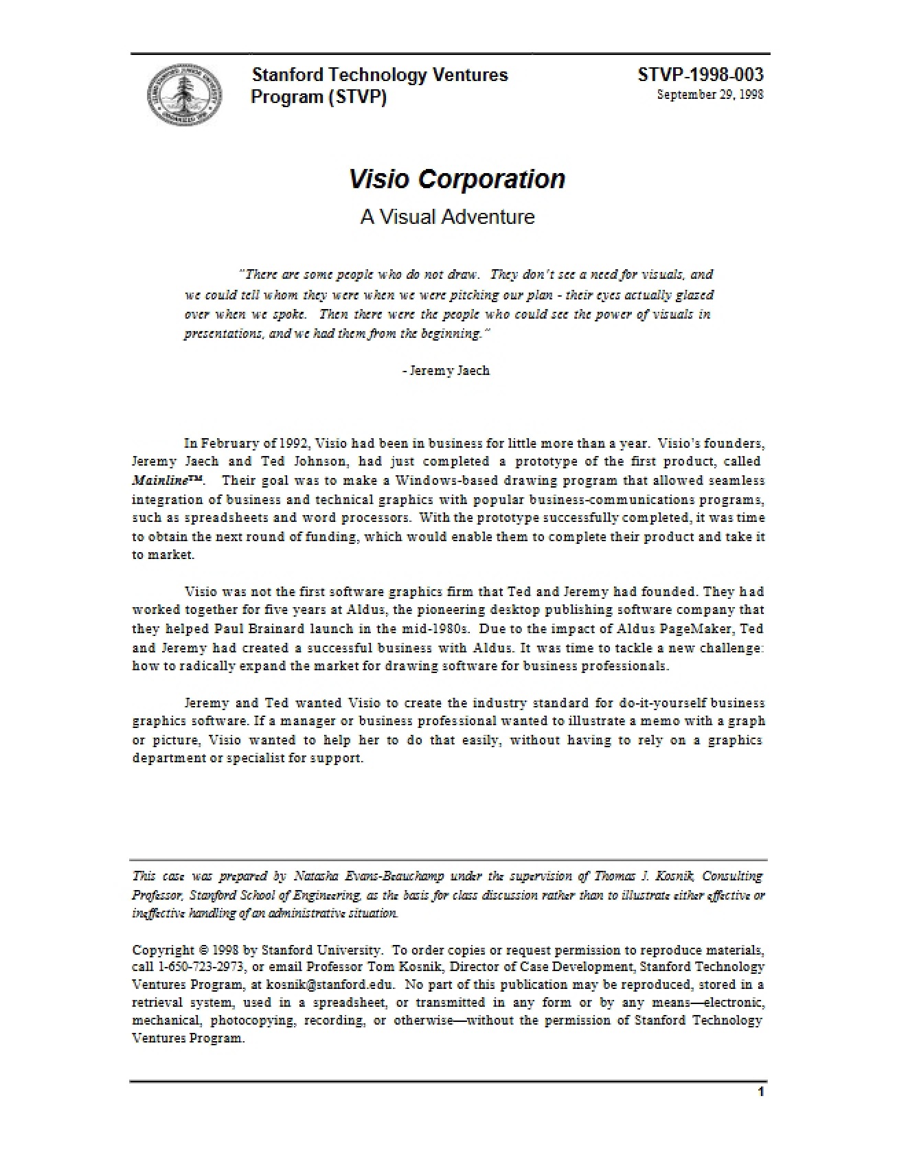 Leadership of Technology Ventures Study Notes (Set 4)