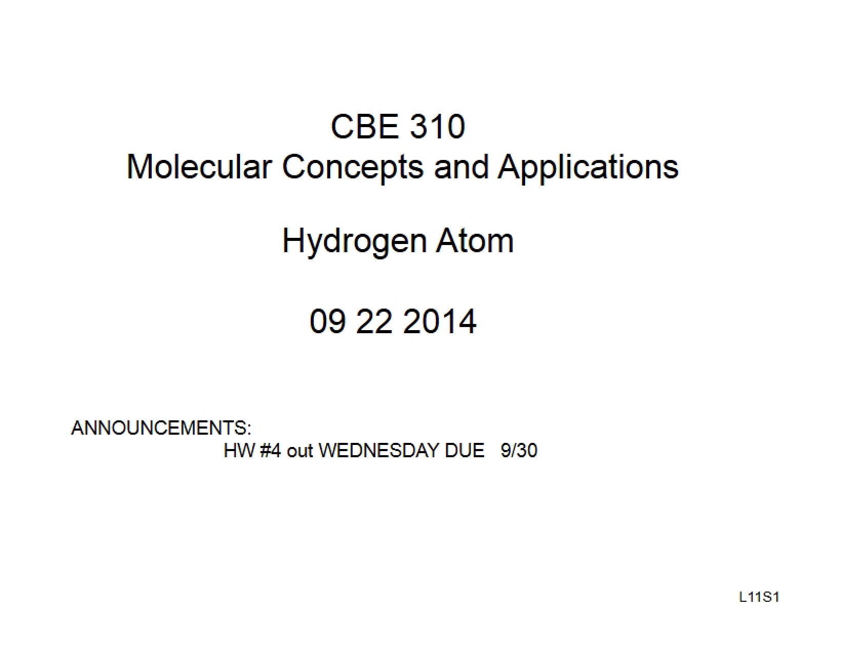 Hydrogen Atom Model