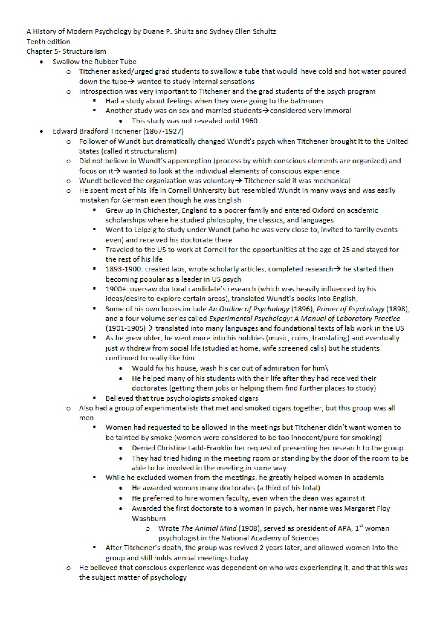 Structuralism (Ch 5)