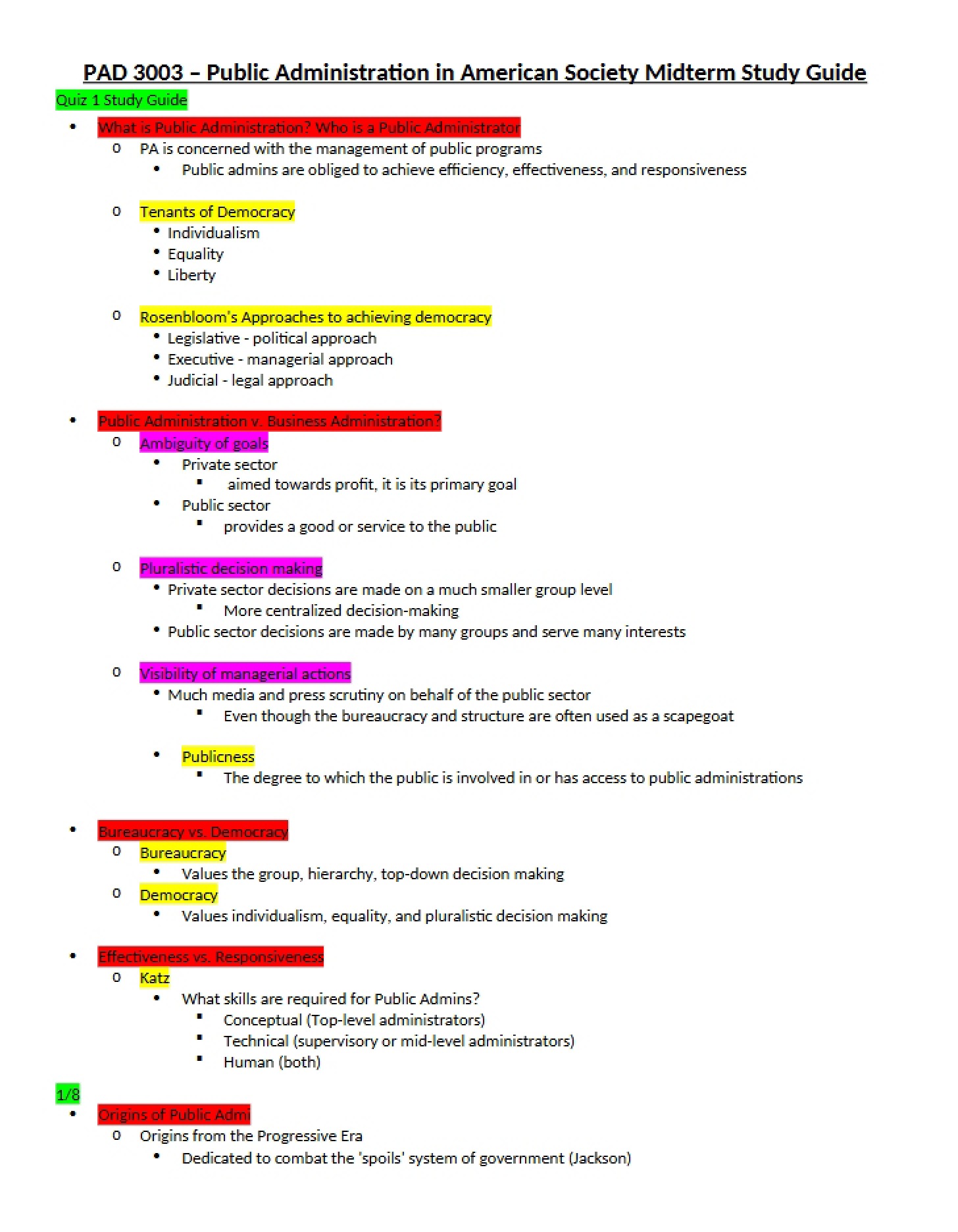 American Society and Public Administration
