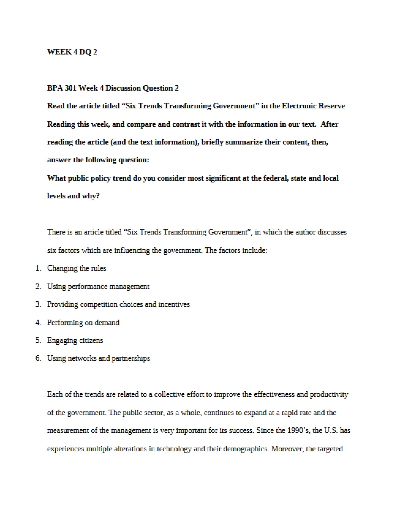 Discussion Question 2 for Week 4