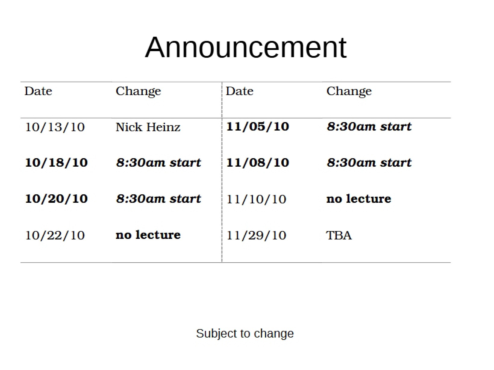 Course Lecture Slides