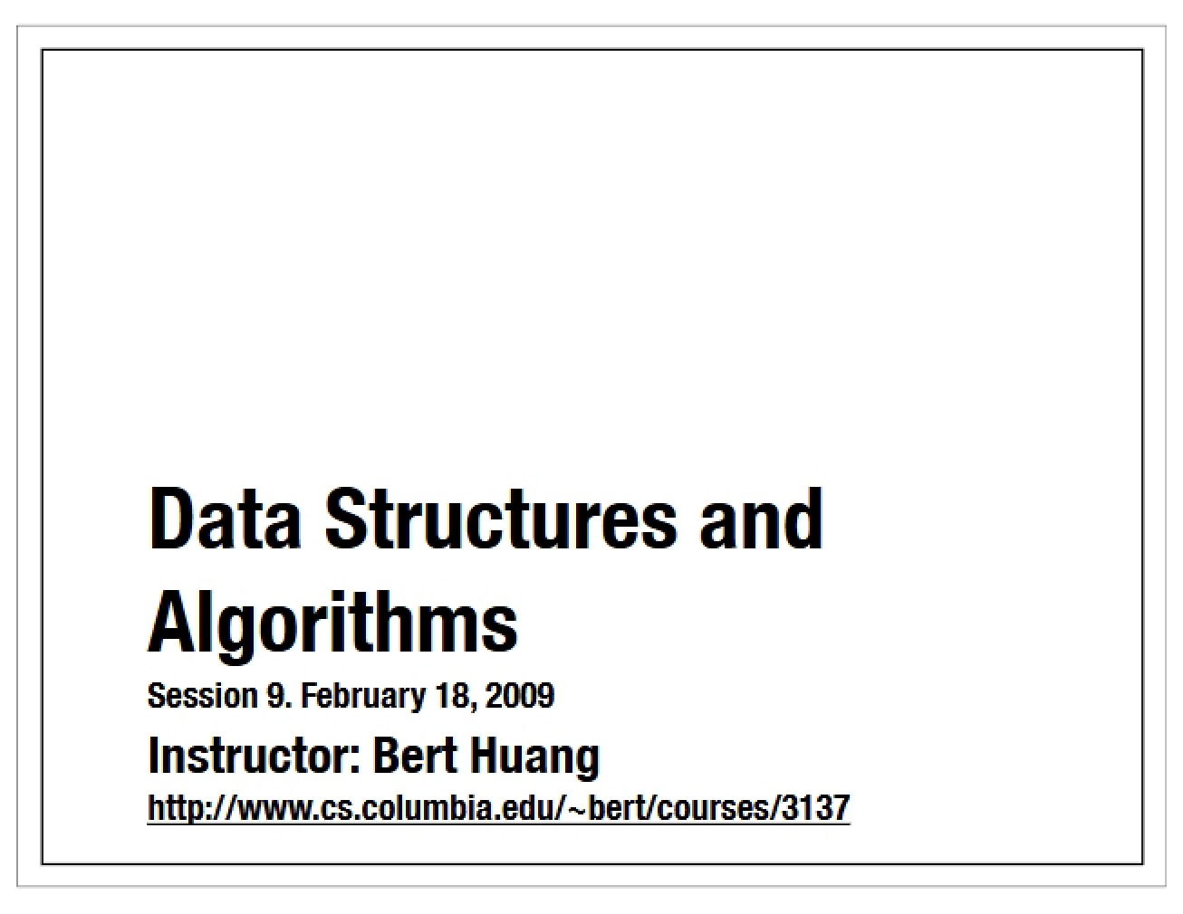 Algorithm Course Notes (4)