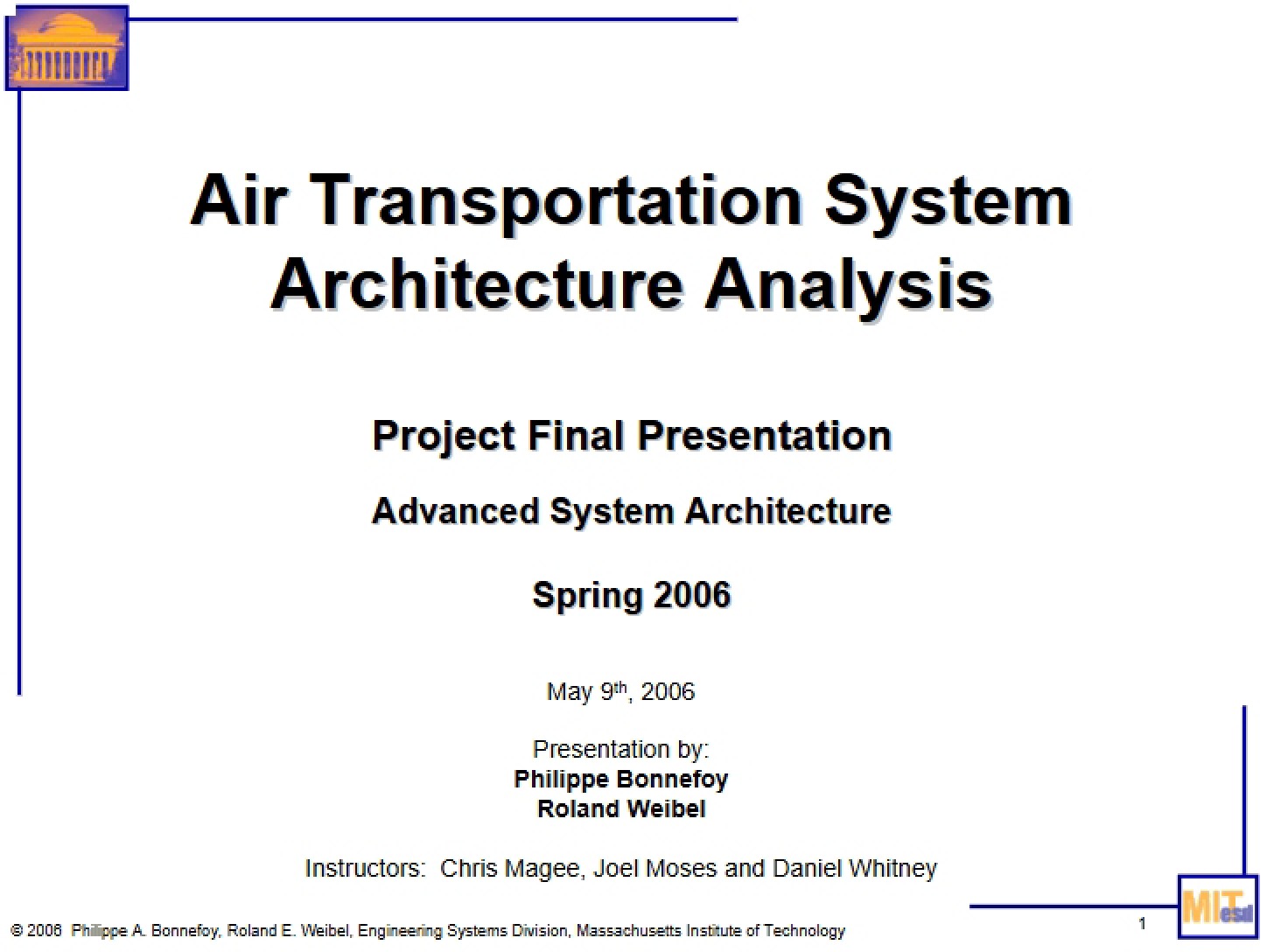System of Air Transportation