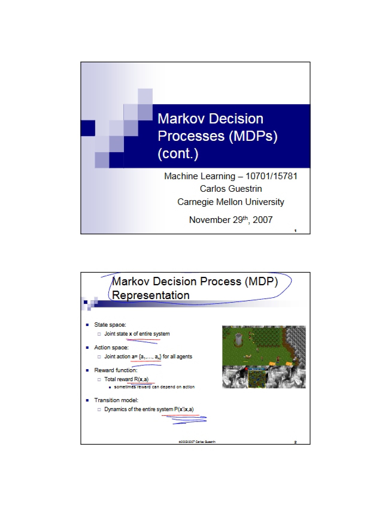 Part Two of Markov Decision Processes (MDPs)