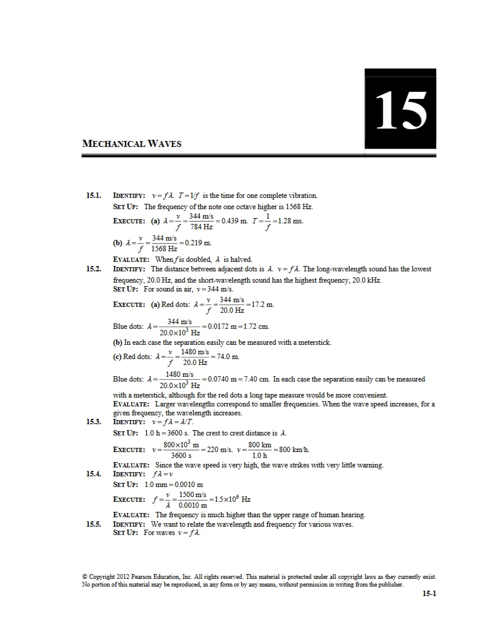 Waves in Mechanics
