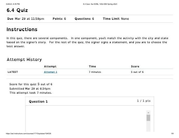 Unit 6.4 Quiz