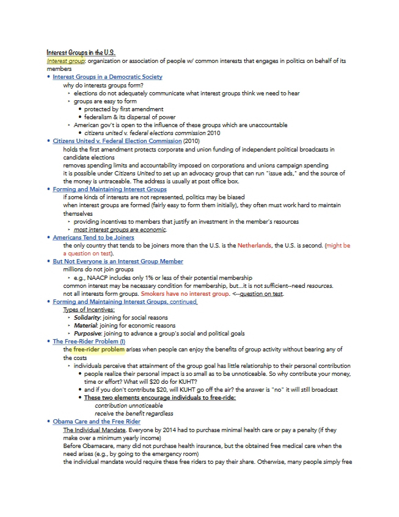 Notes from March 25, 2014
