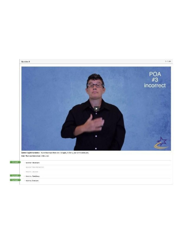 Common ASL Errors - Movement, Structure, Palm Orientation