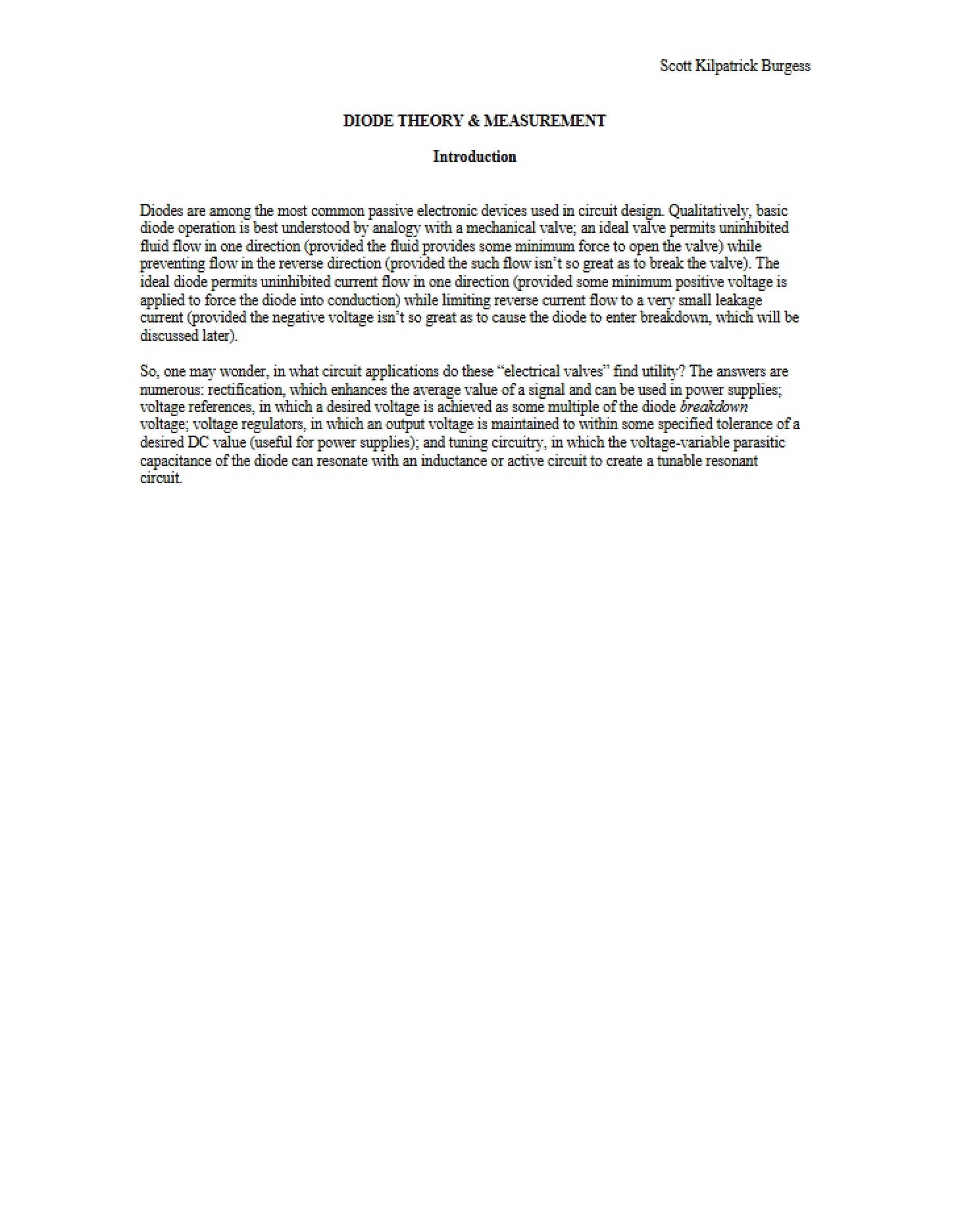 Laboratory Exercise 1