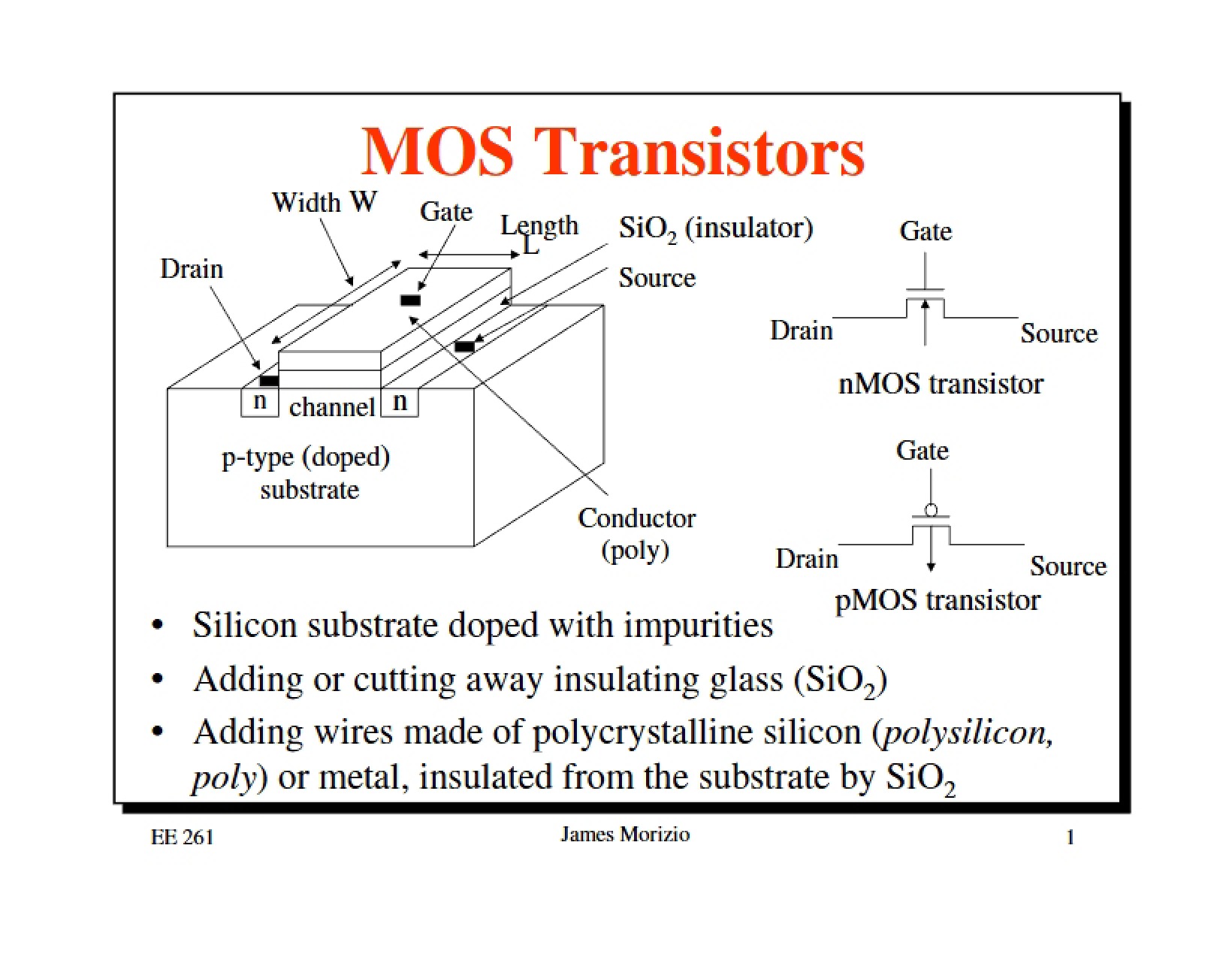 Transistors (MOS)