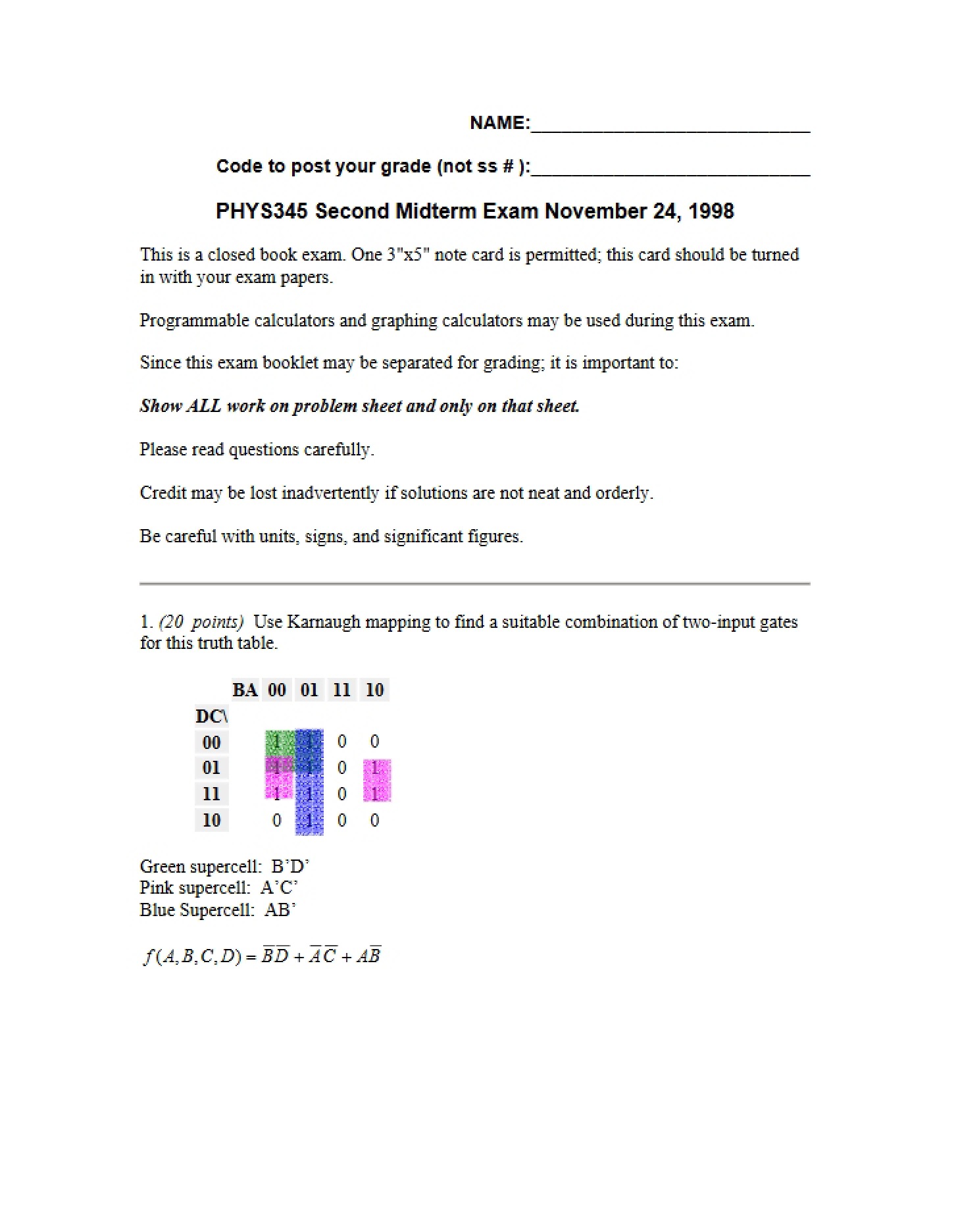 Midterm Assessment