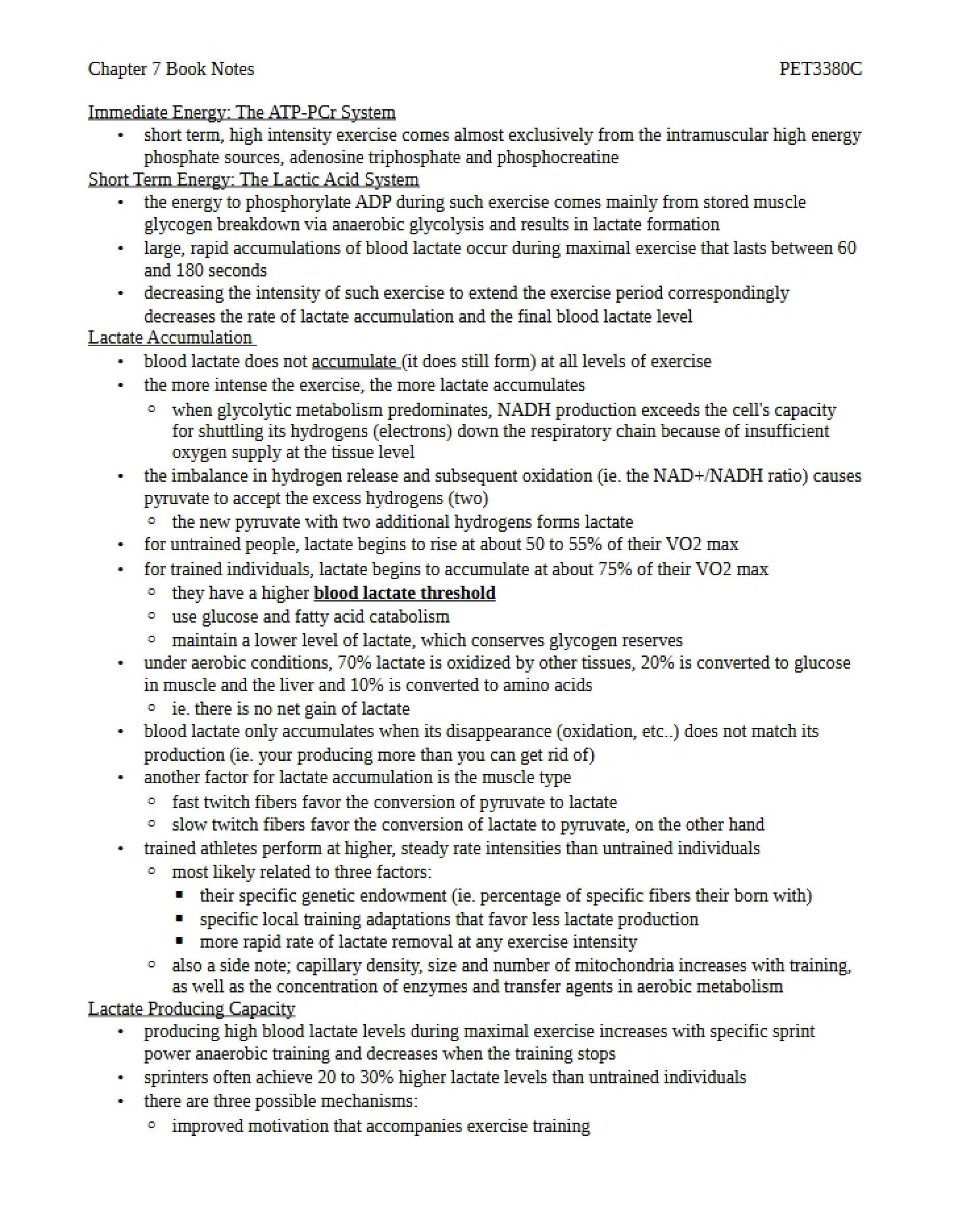 Book Notes Chapter 7