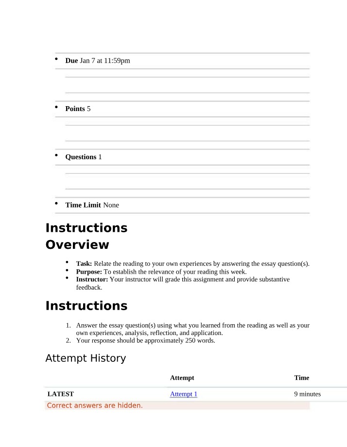 Rights in Education - Assignment