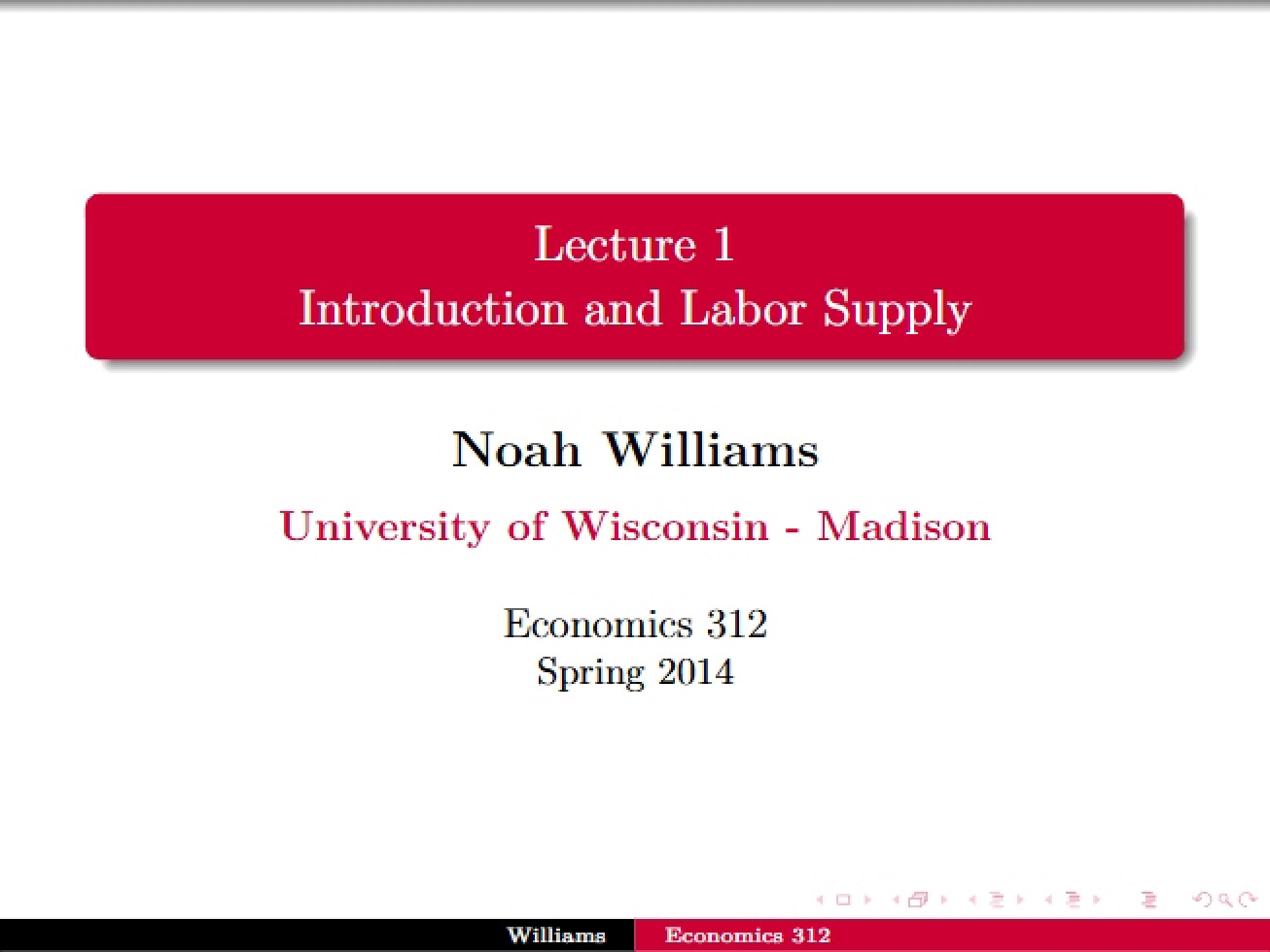 Cycles in Business Lecture 13