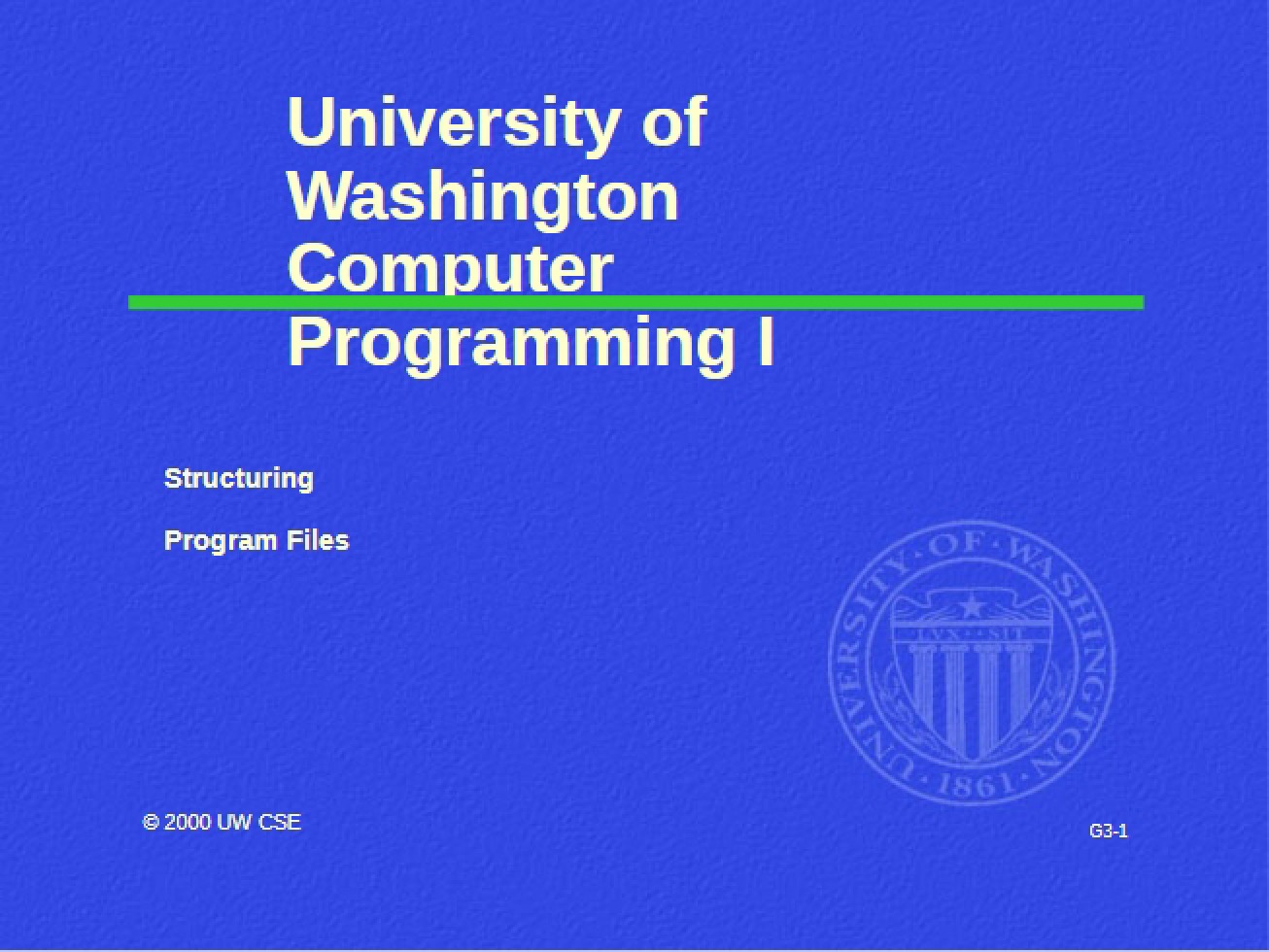 Files for the Program