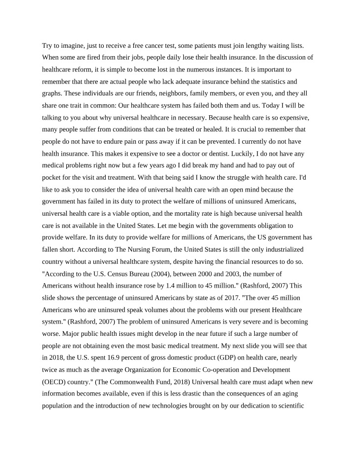 Addressing the Failures of Universal Healthcare