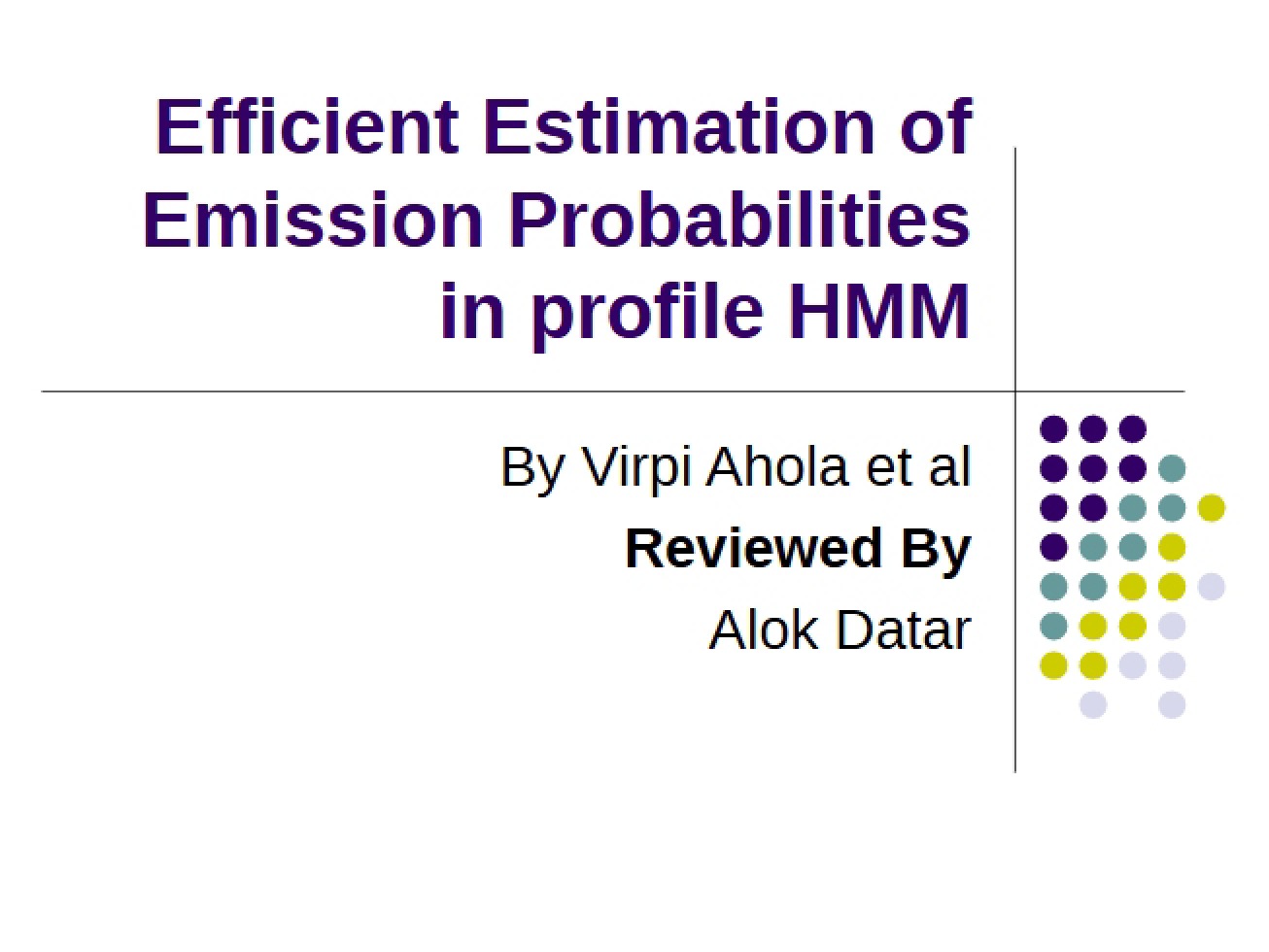 Profile HMM Emission Probability Estimation