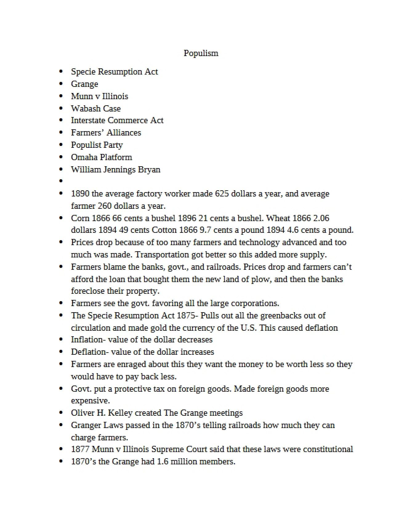 Populism Overview