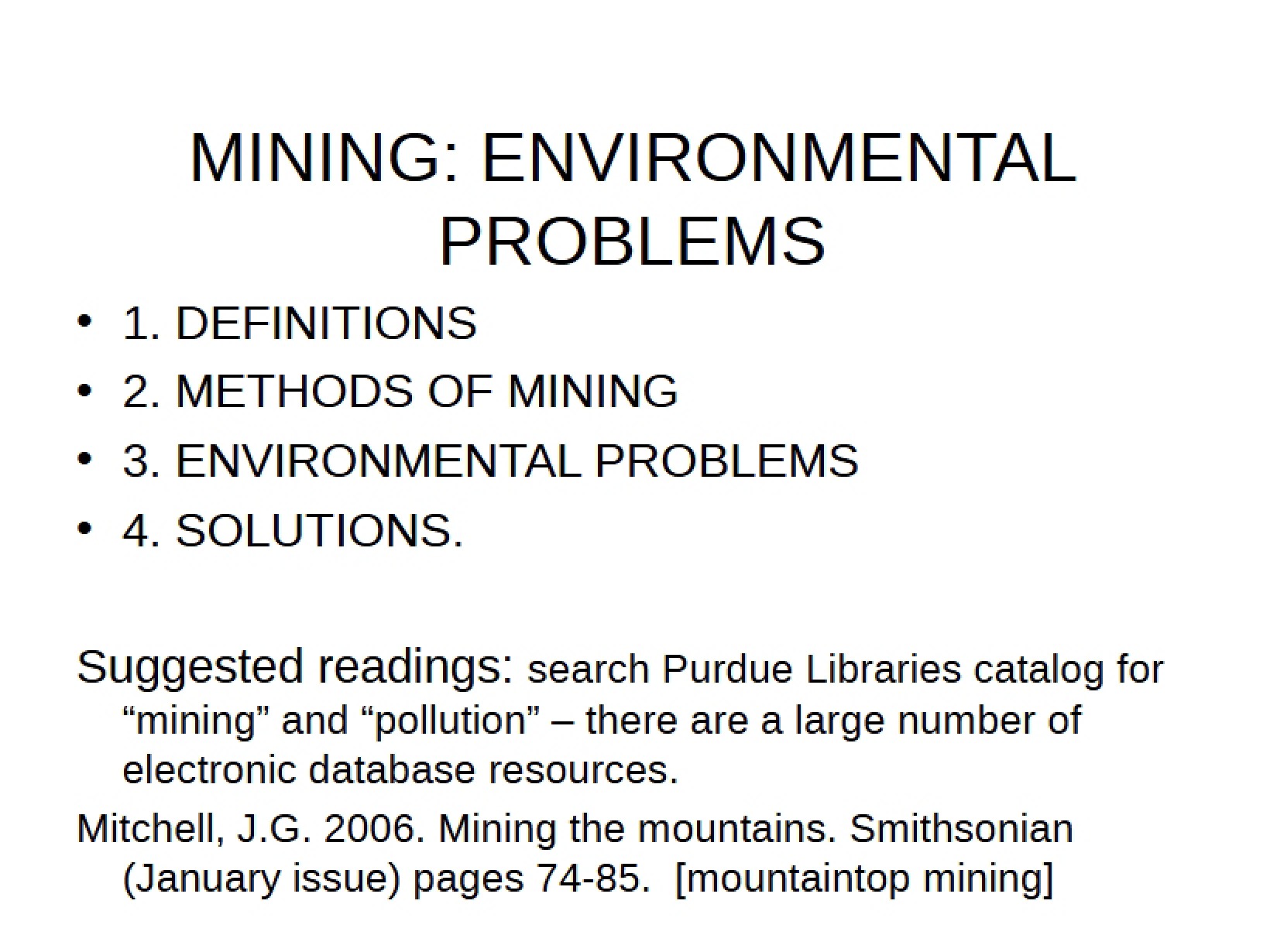 Issues with Mining (2.27)