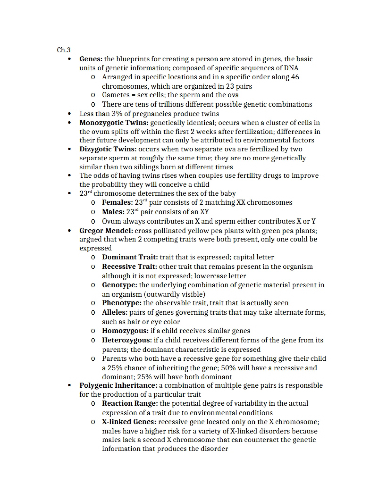 Genetics in Psychology